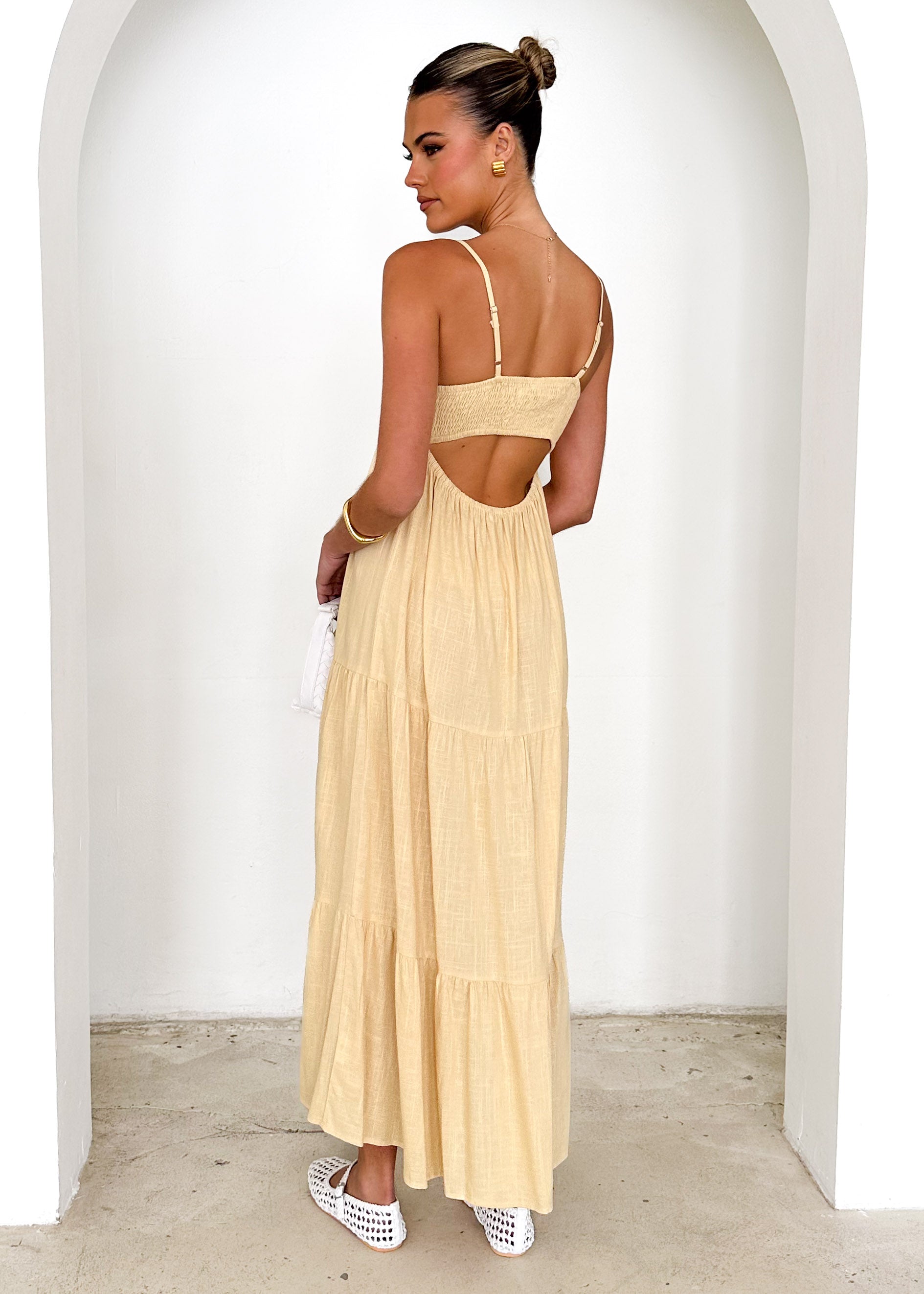 Lopez Maxi Dress - Lemon