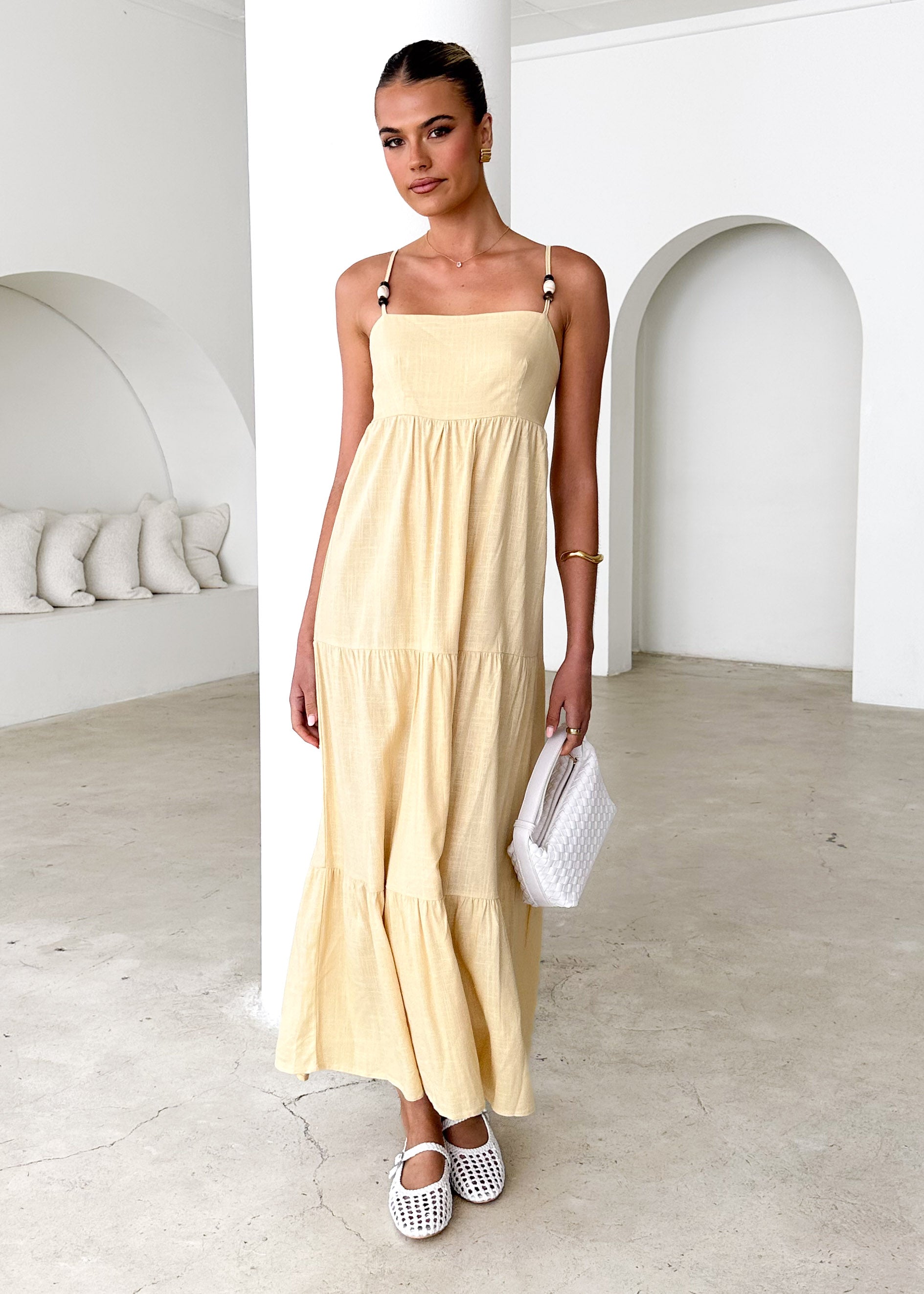 Lopez Maxi Dress - Lemon