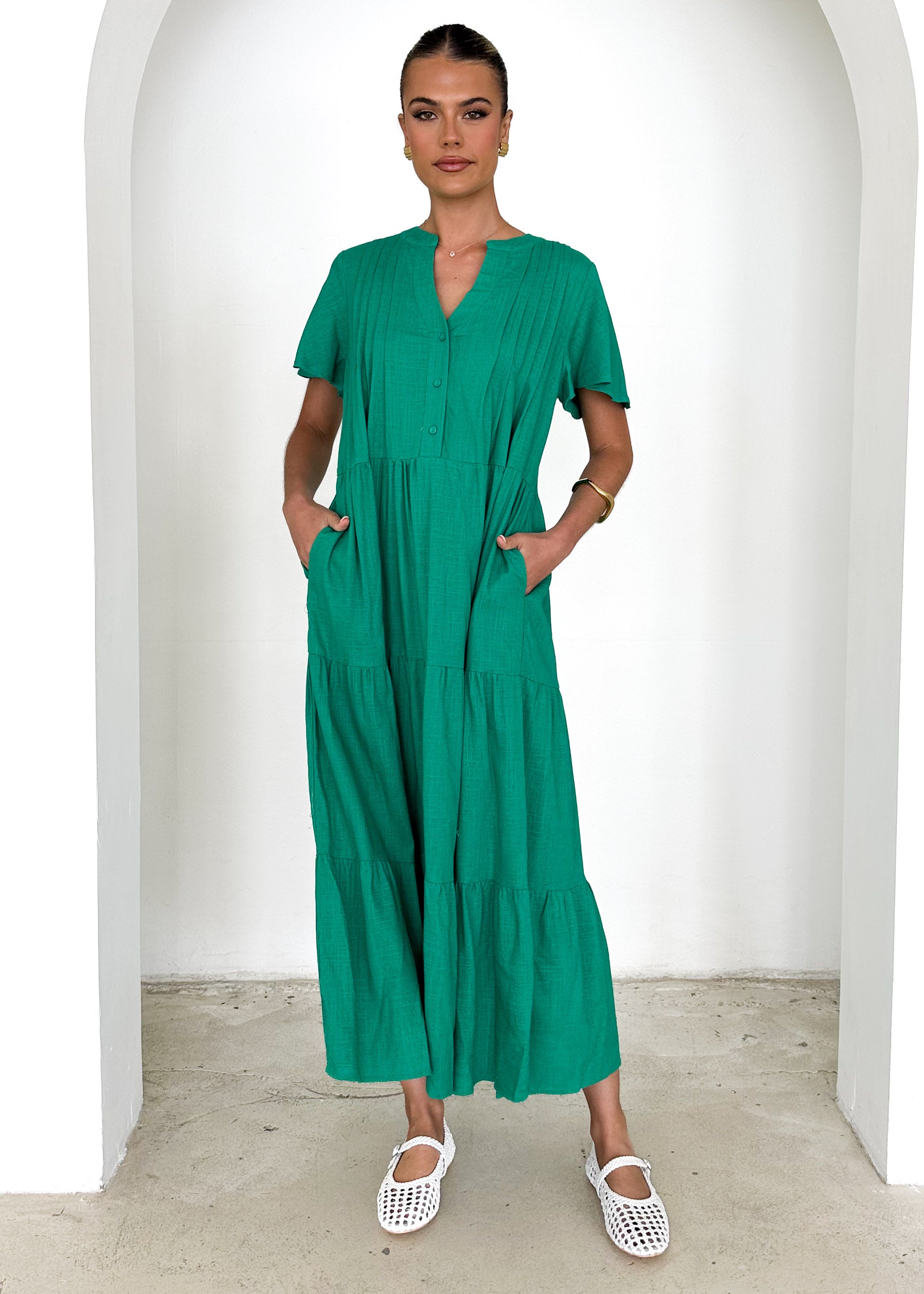 Niaomi Maxi Dress - Green