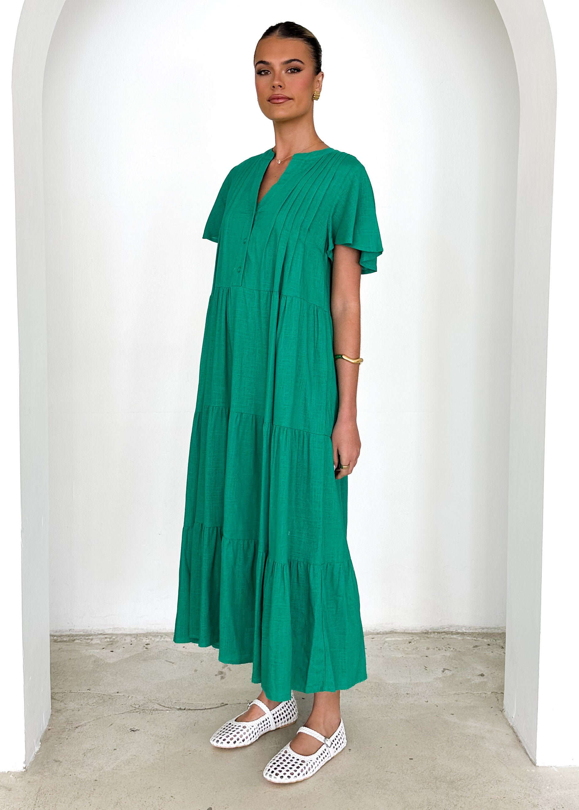 Niaomi Maxi Dress - Green