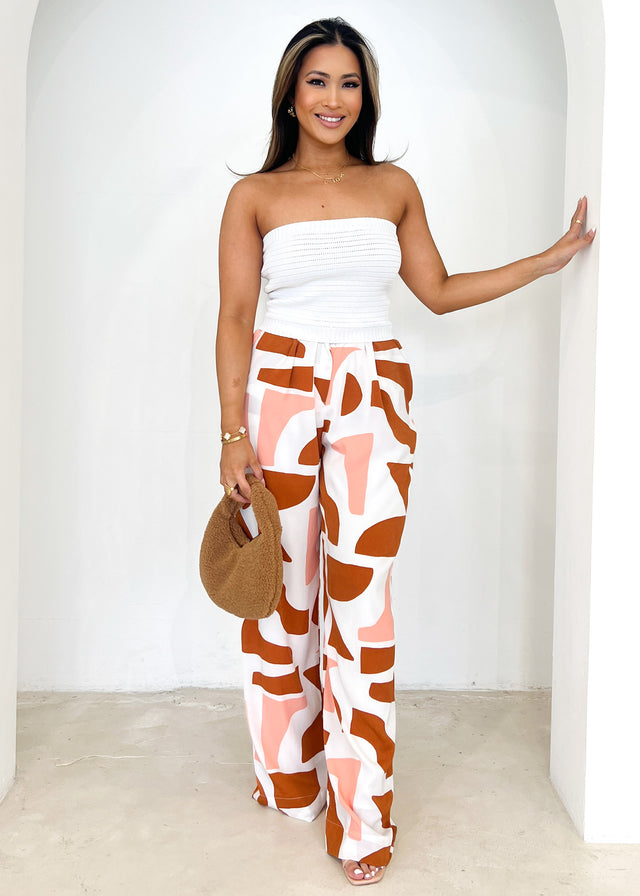 Mavena Pants - Cinnamon Peach