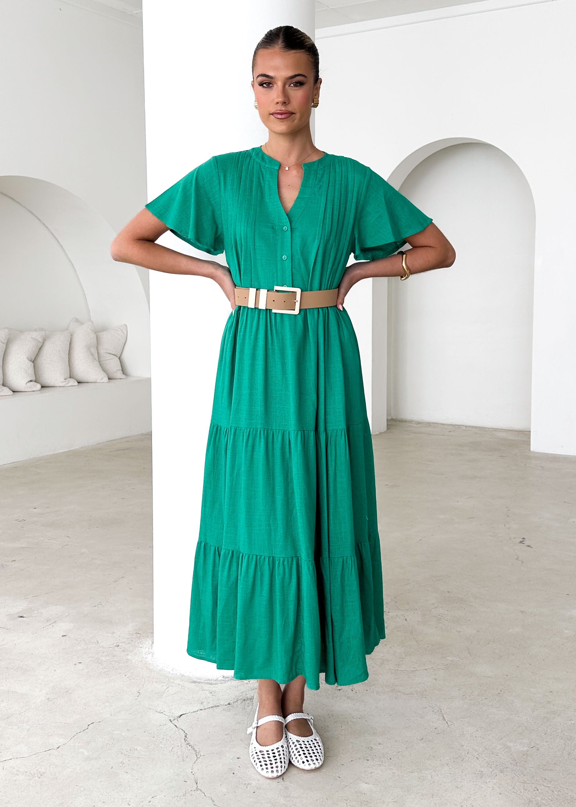 Niaomi Maxi Dress - Green