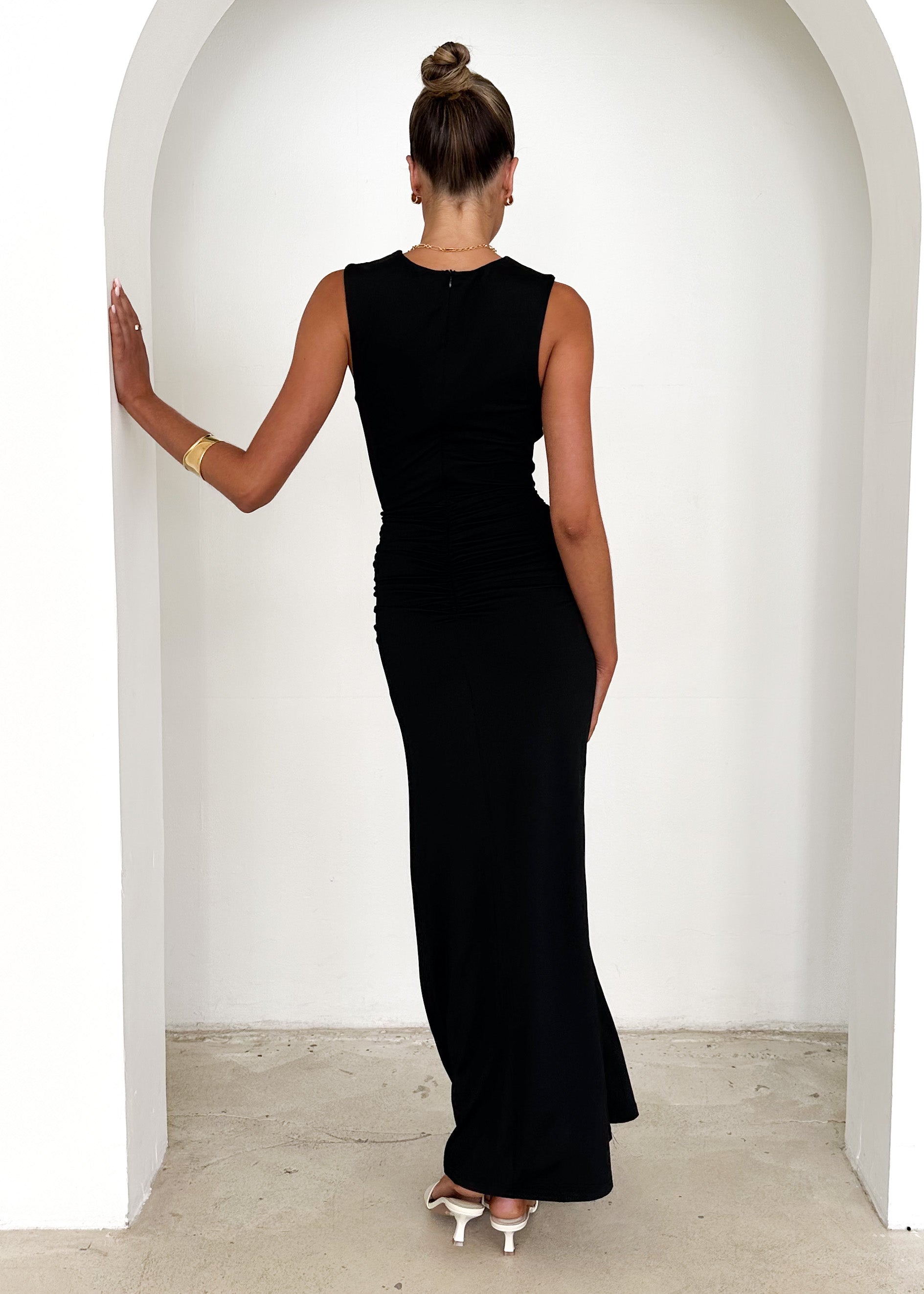 Koi Maxi Dress - Black