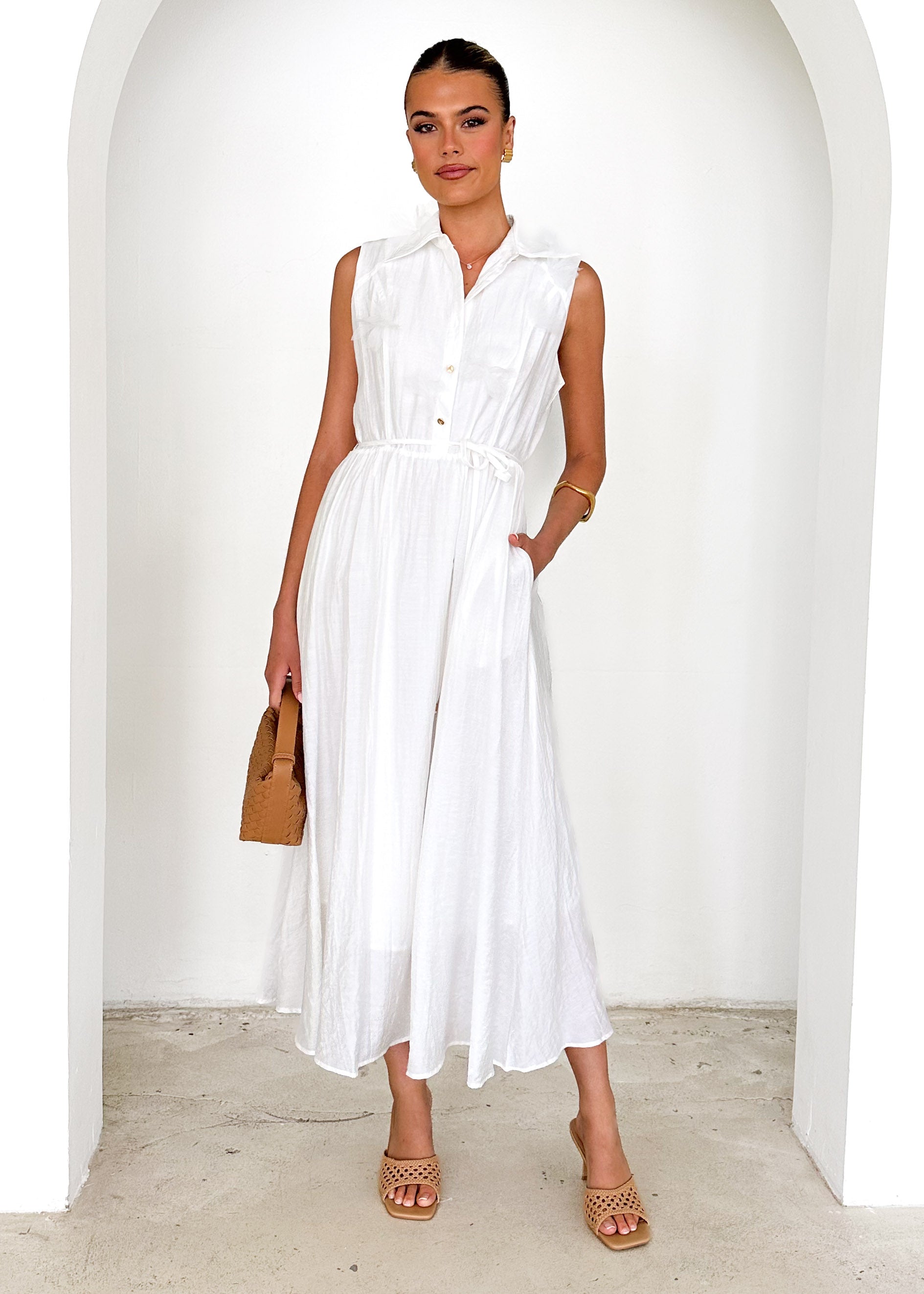 Jodi Maxi Dress - Off White