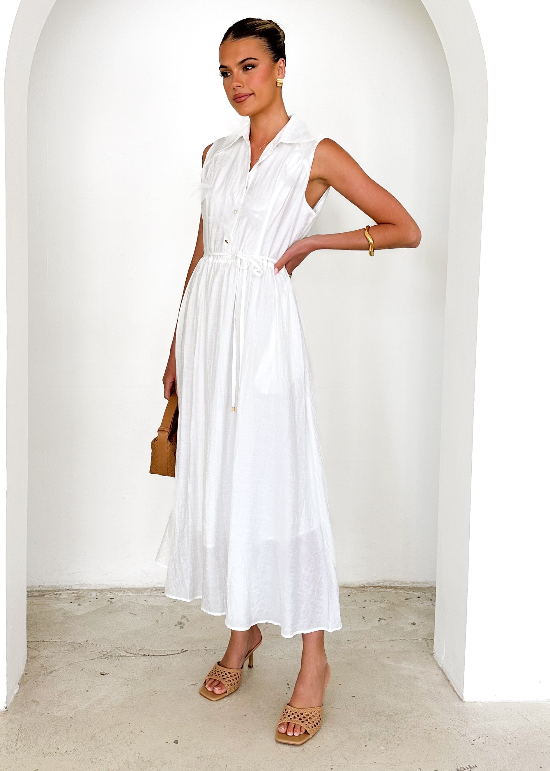 Jodi Maxi Dress - Off White