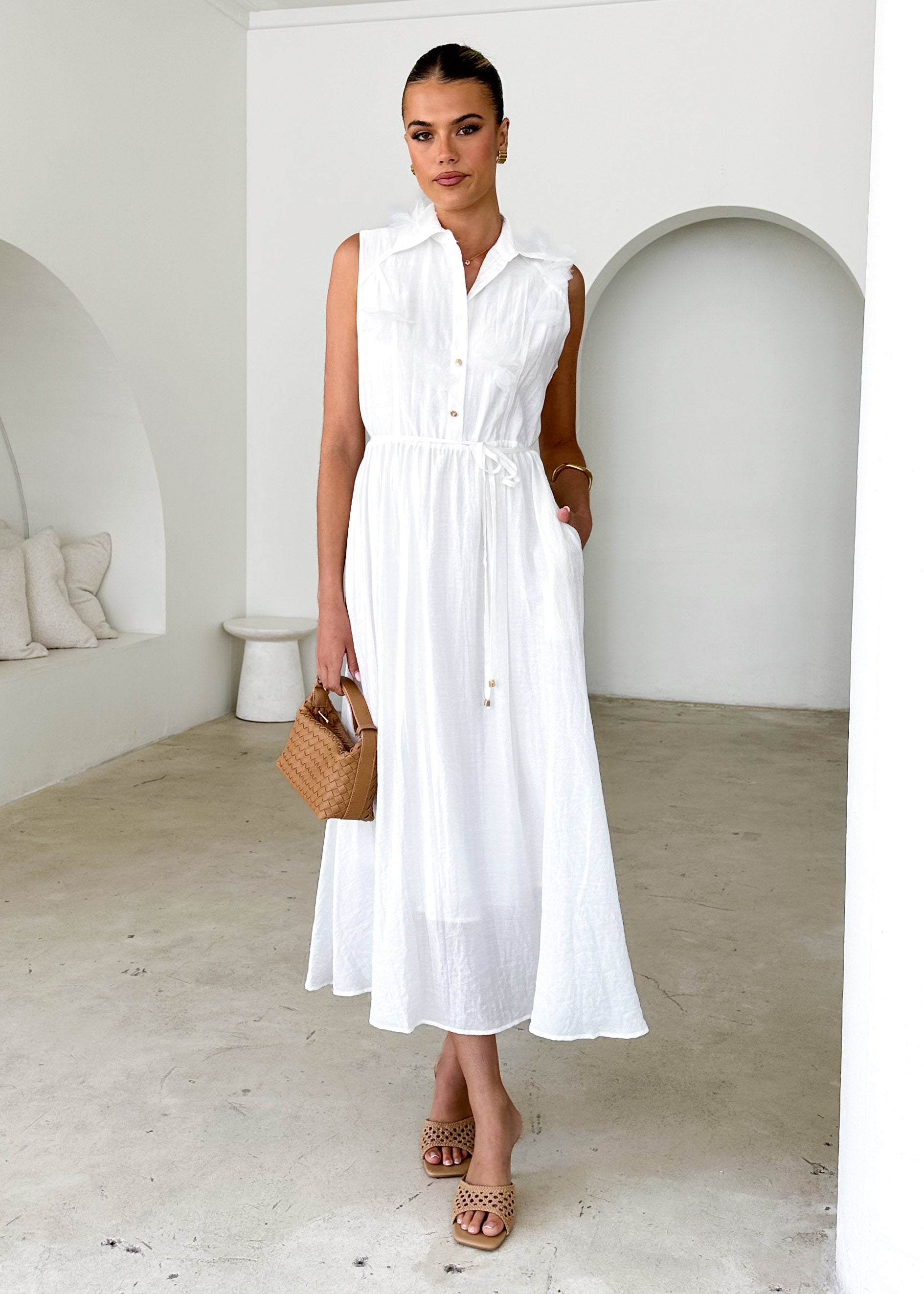 Jodi Maxi Dress - Off White