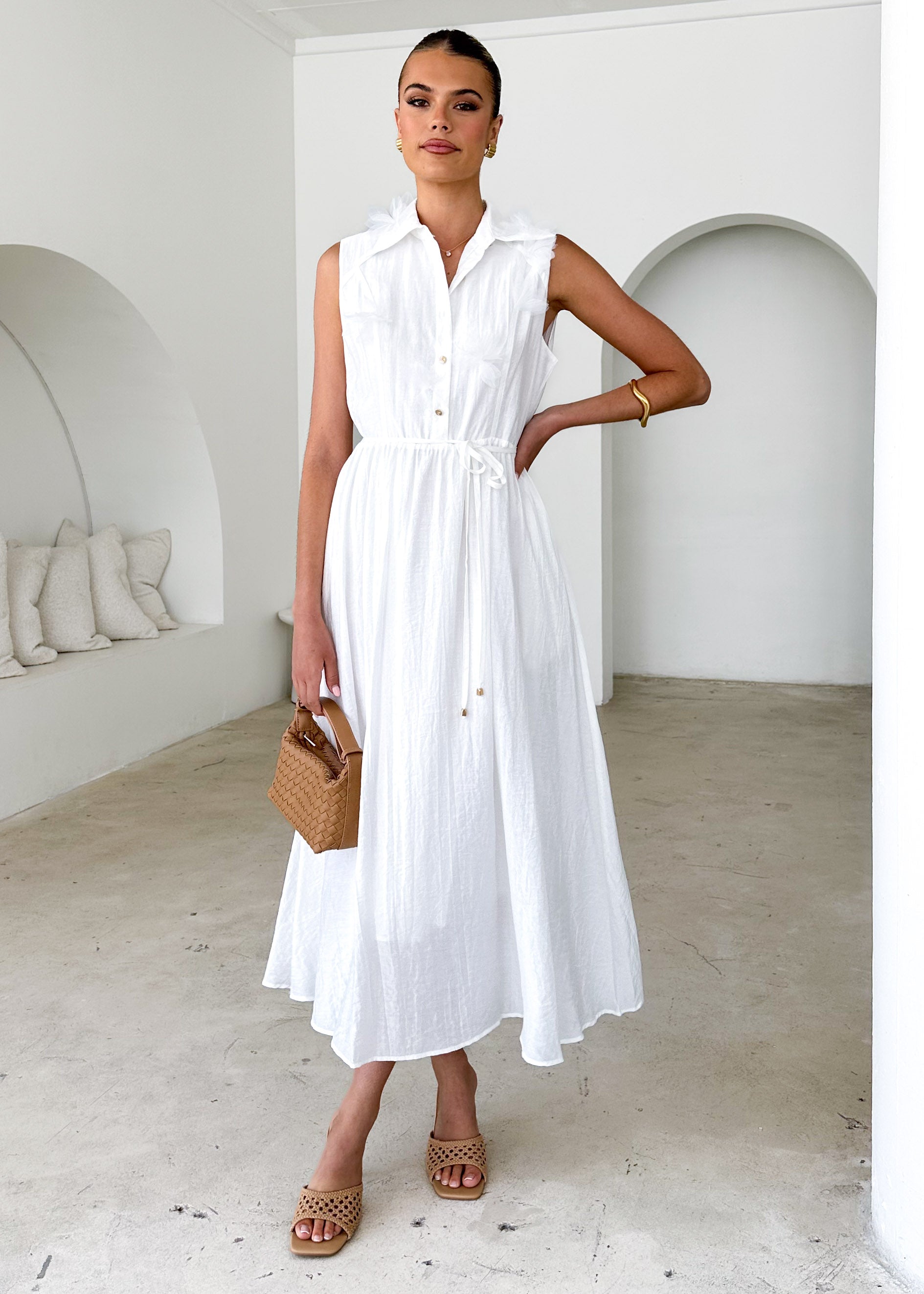 Jodi Maxi Dress - Off White