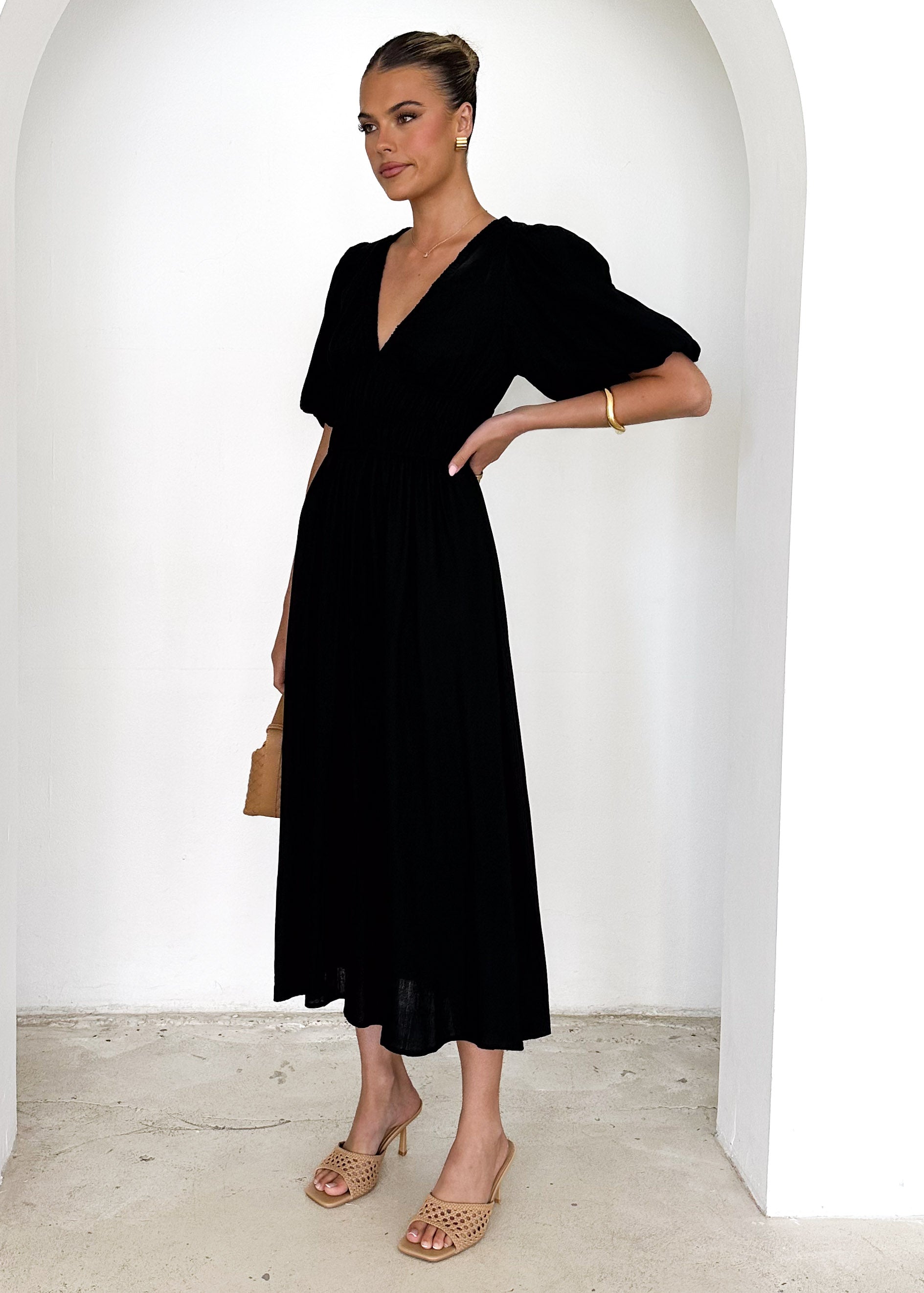 Mecca Maxi Dress - Black