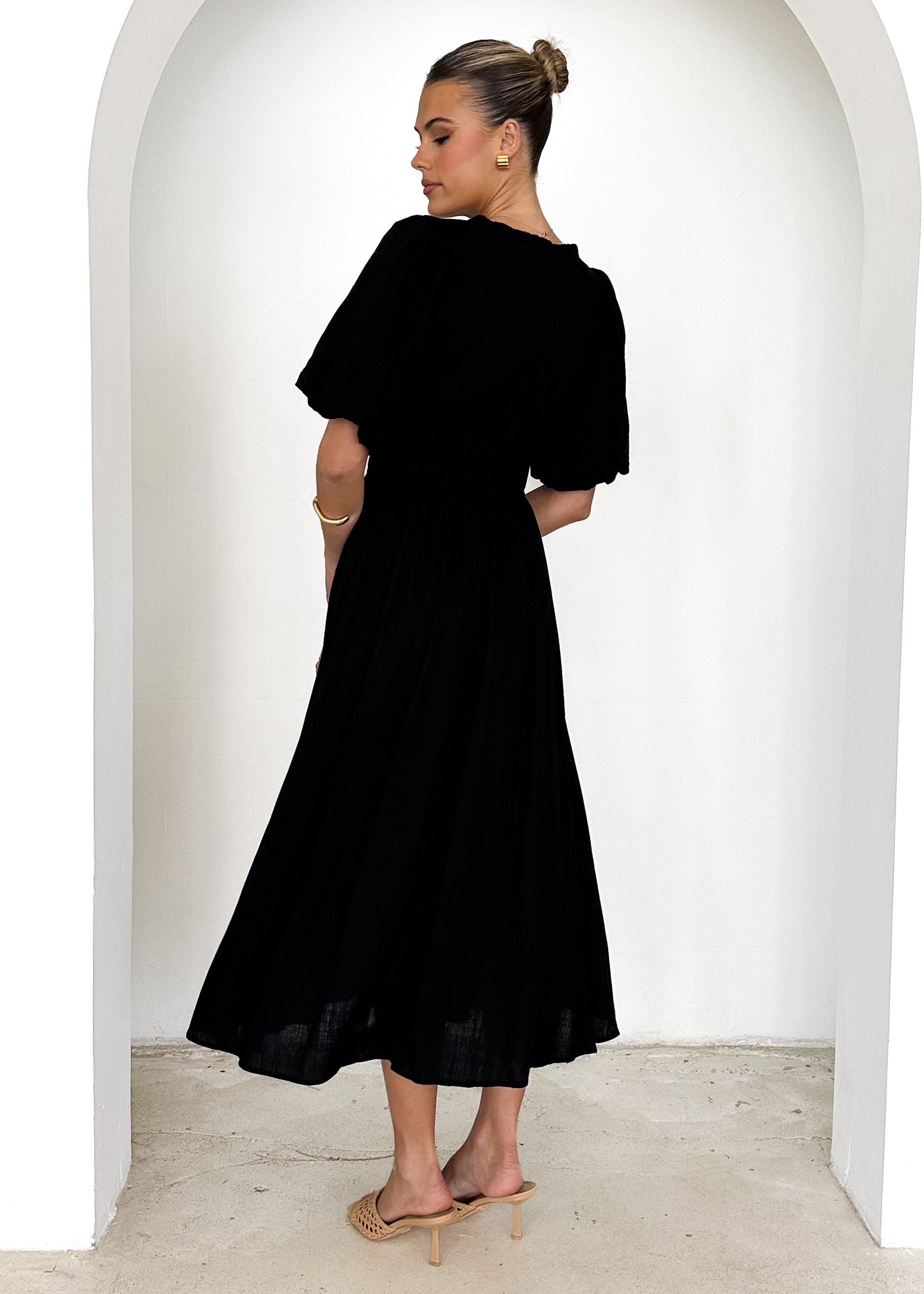 Mecca Maxi Dress - Black