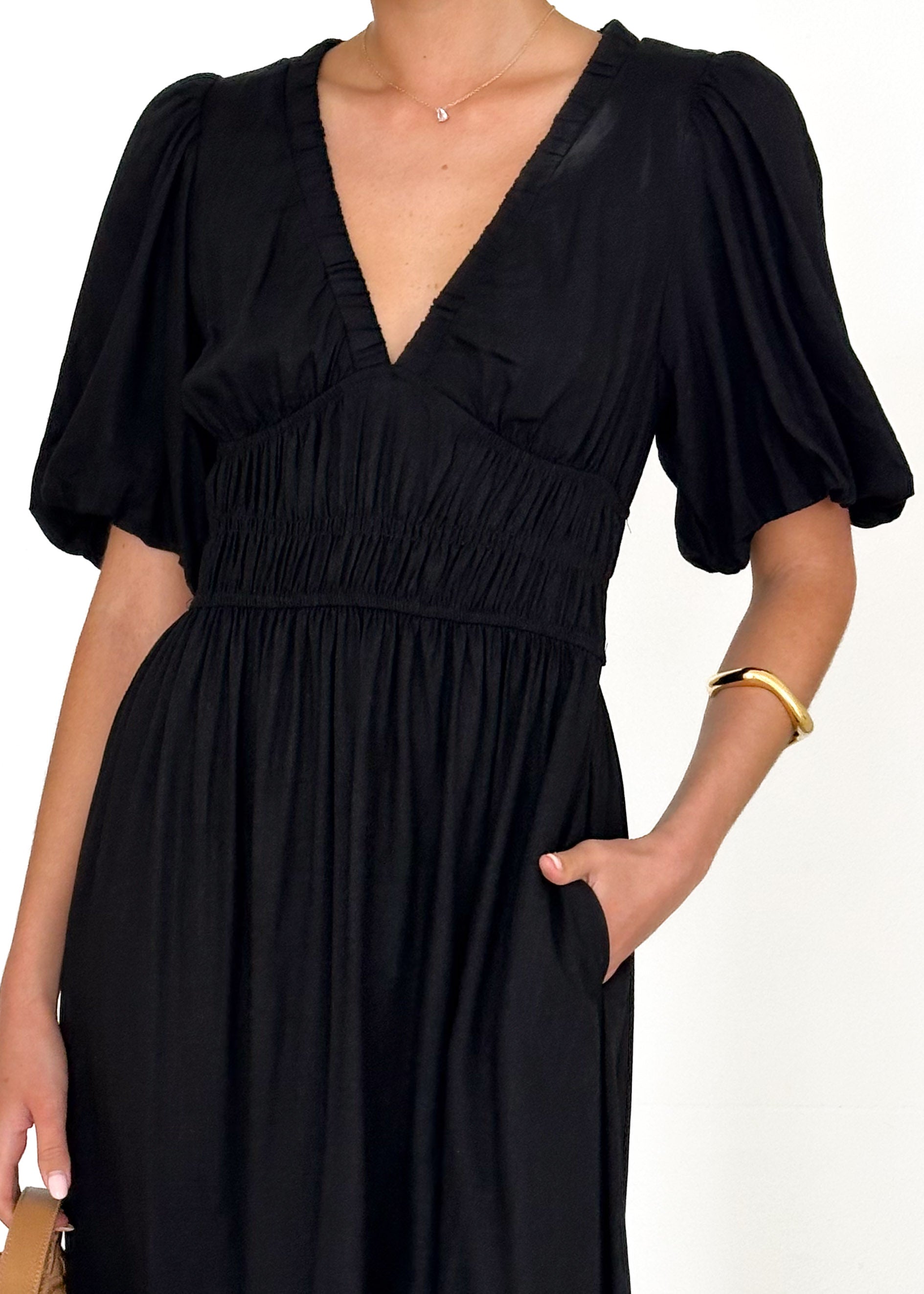 Mecca Maxi Dress - Black