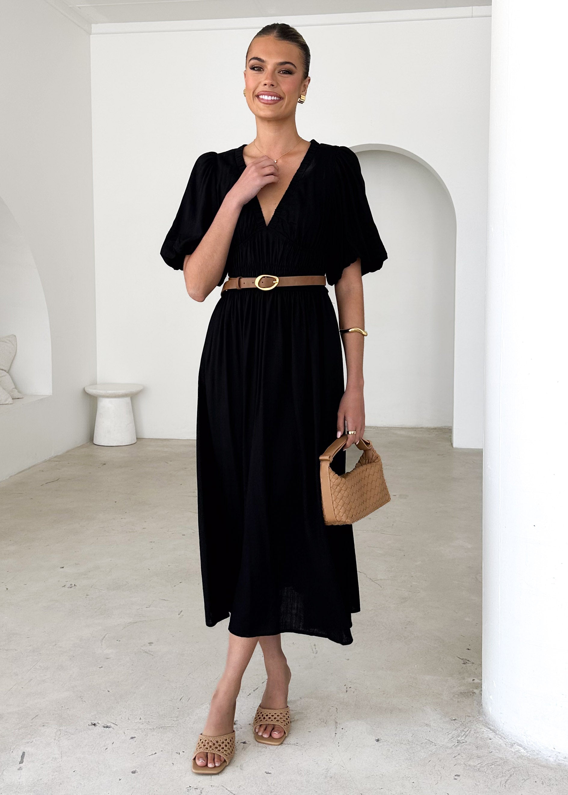 Mecca Maxi Dress - Black