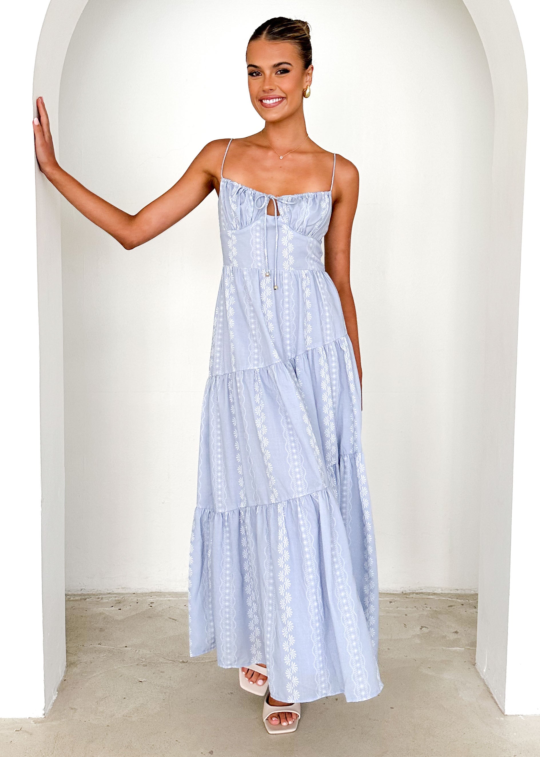 Nashville Maxi Dress - Periwinkle