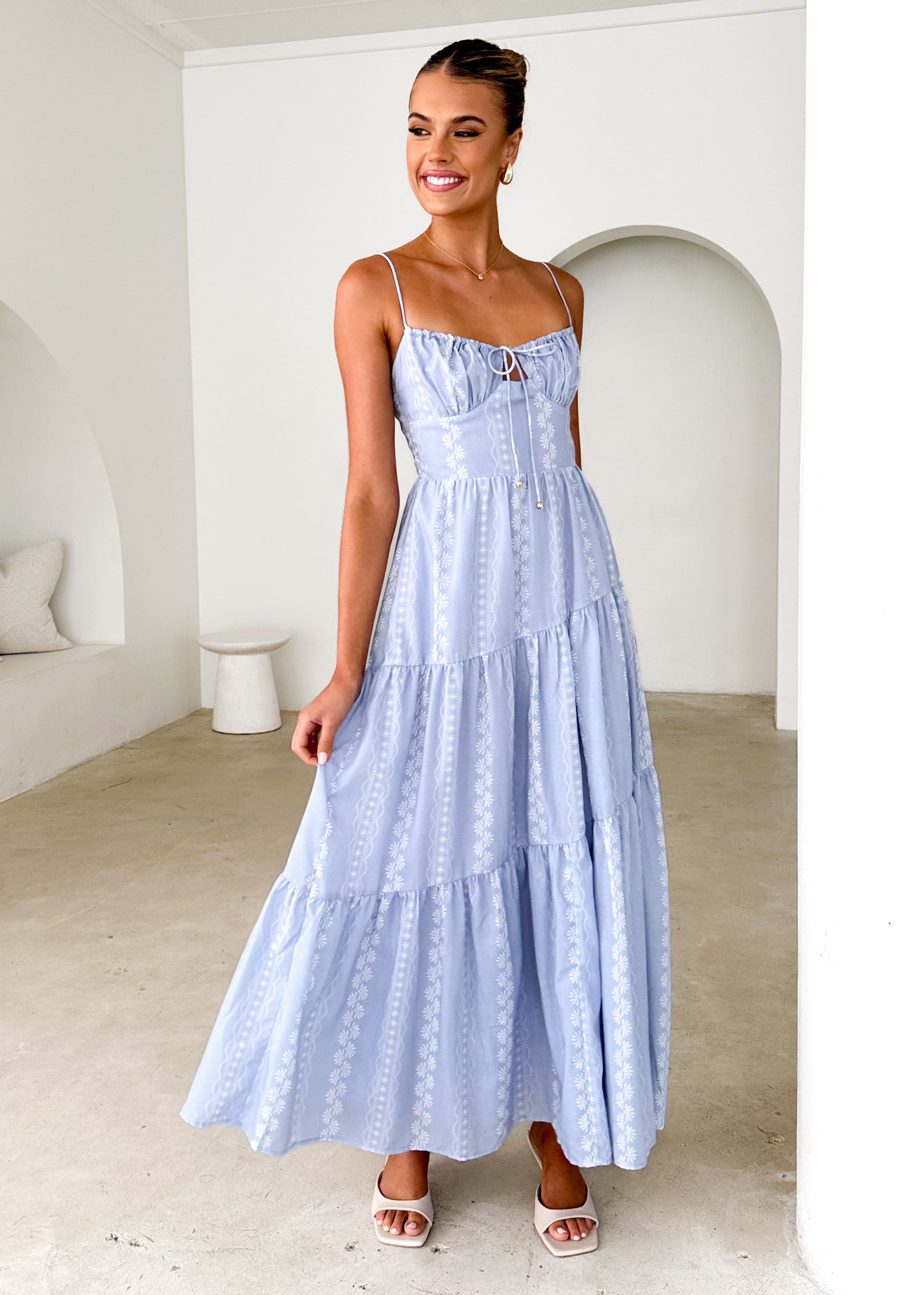 Nashville Maxi Dress - Periwinkle