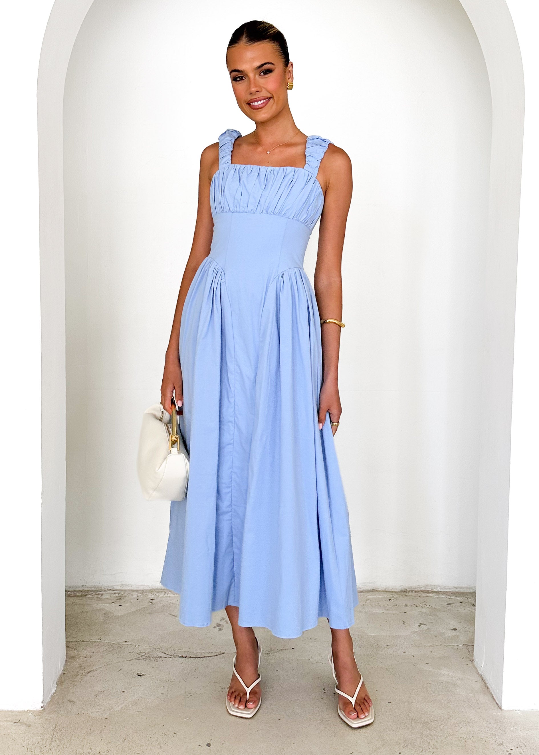 Catania Maxi Dress - Blue