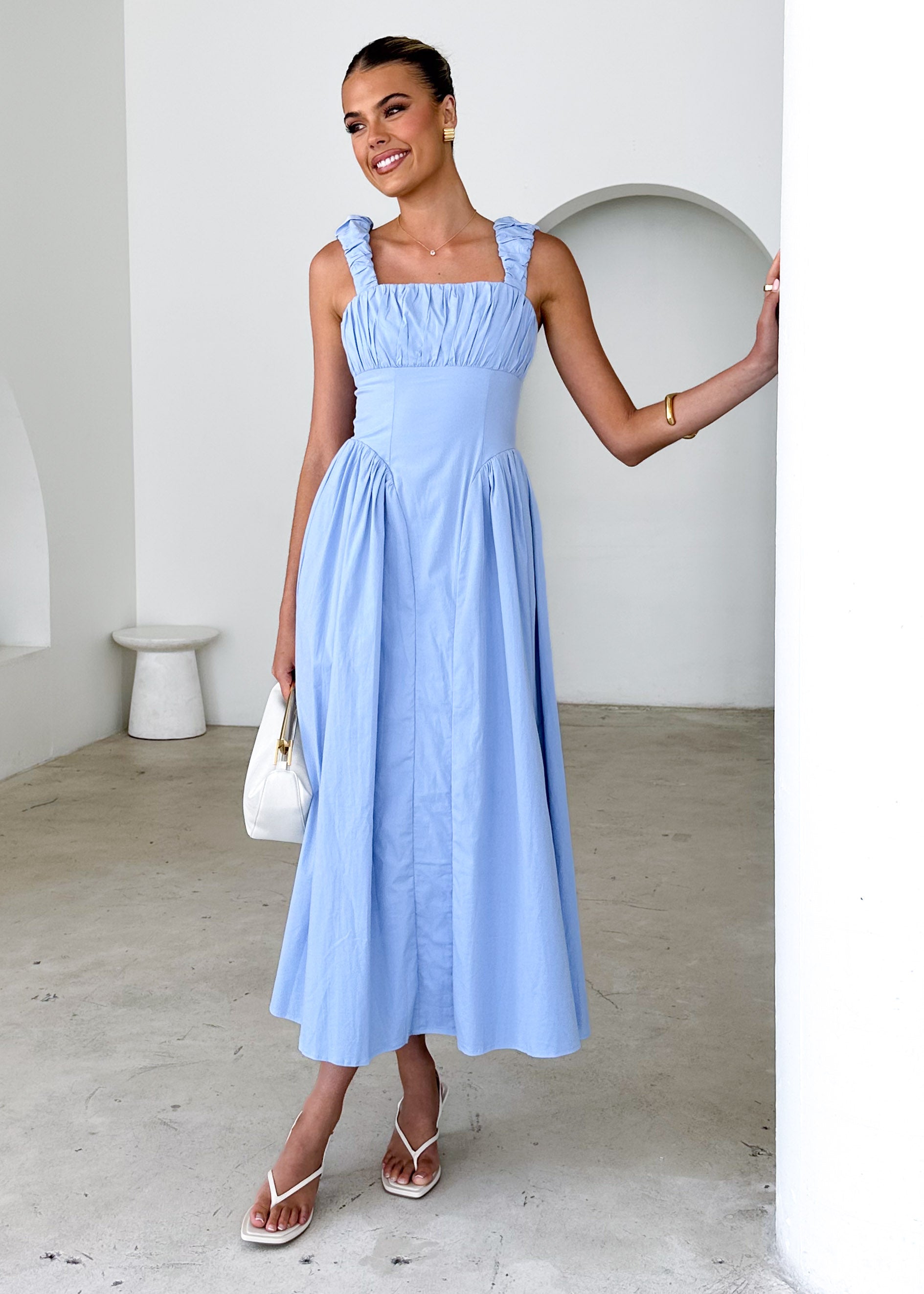 Catania Maxi Dress - Blue