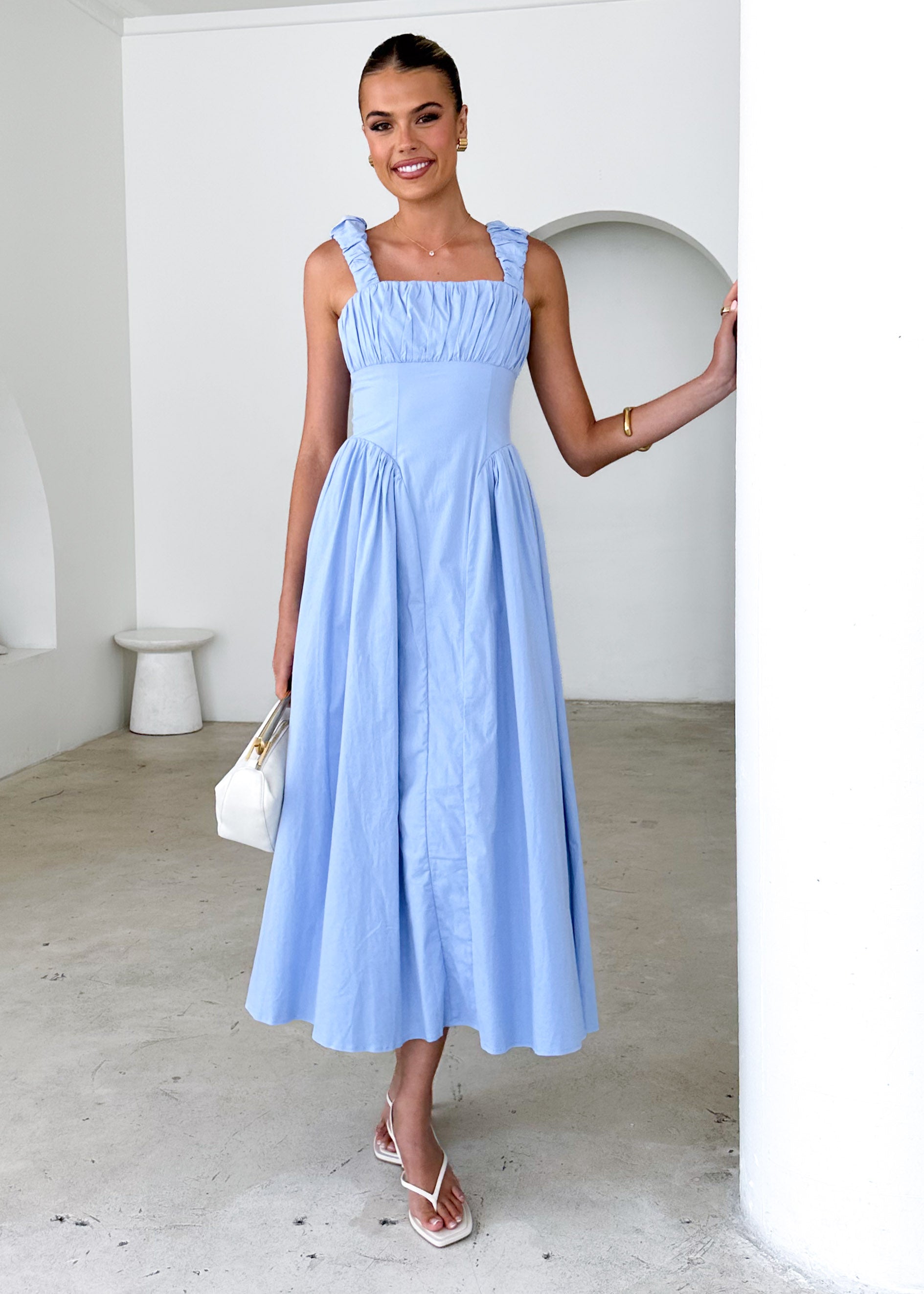 Catania Maxi Dress - Blue