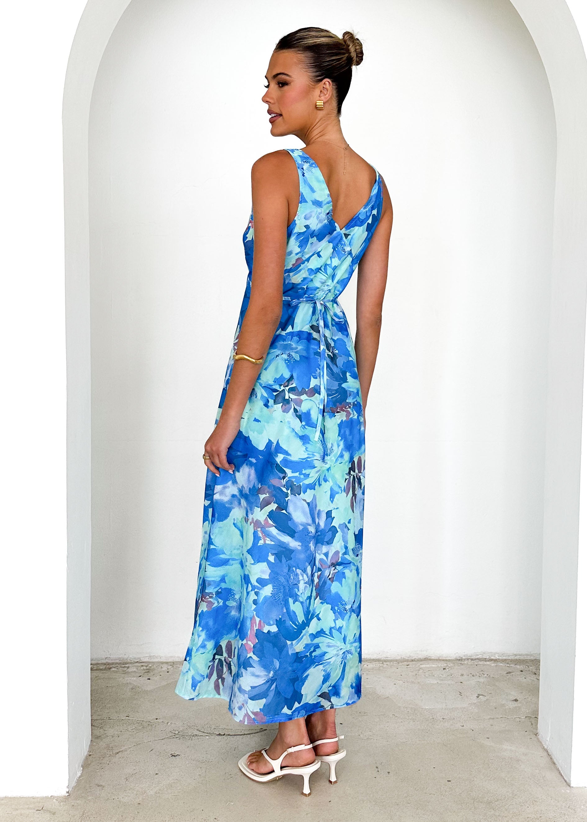 Arlow Maxi Dress - Blue Splash