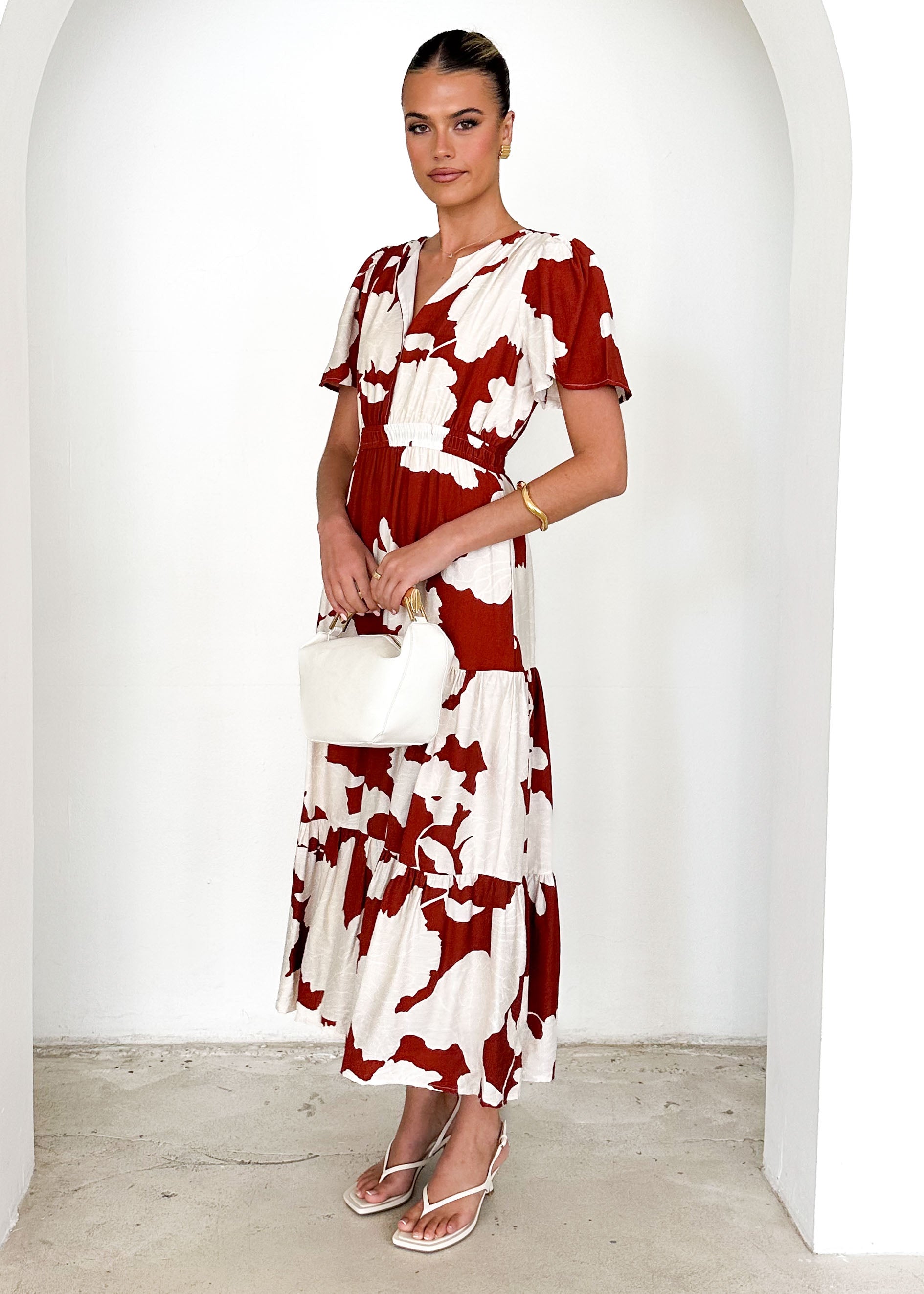 Katherine Maxi Dress - Auburn Floral