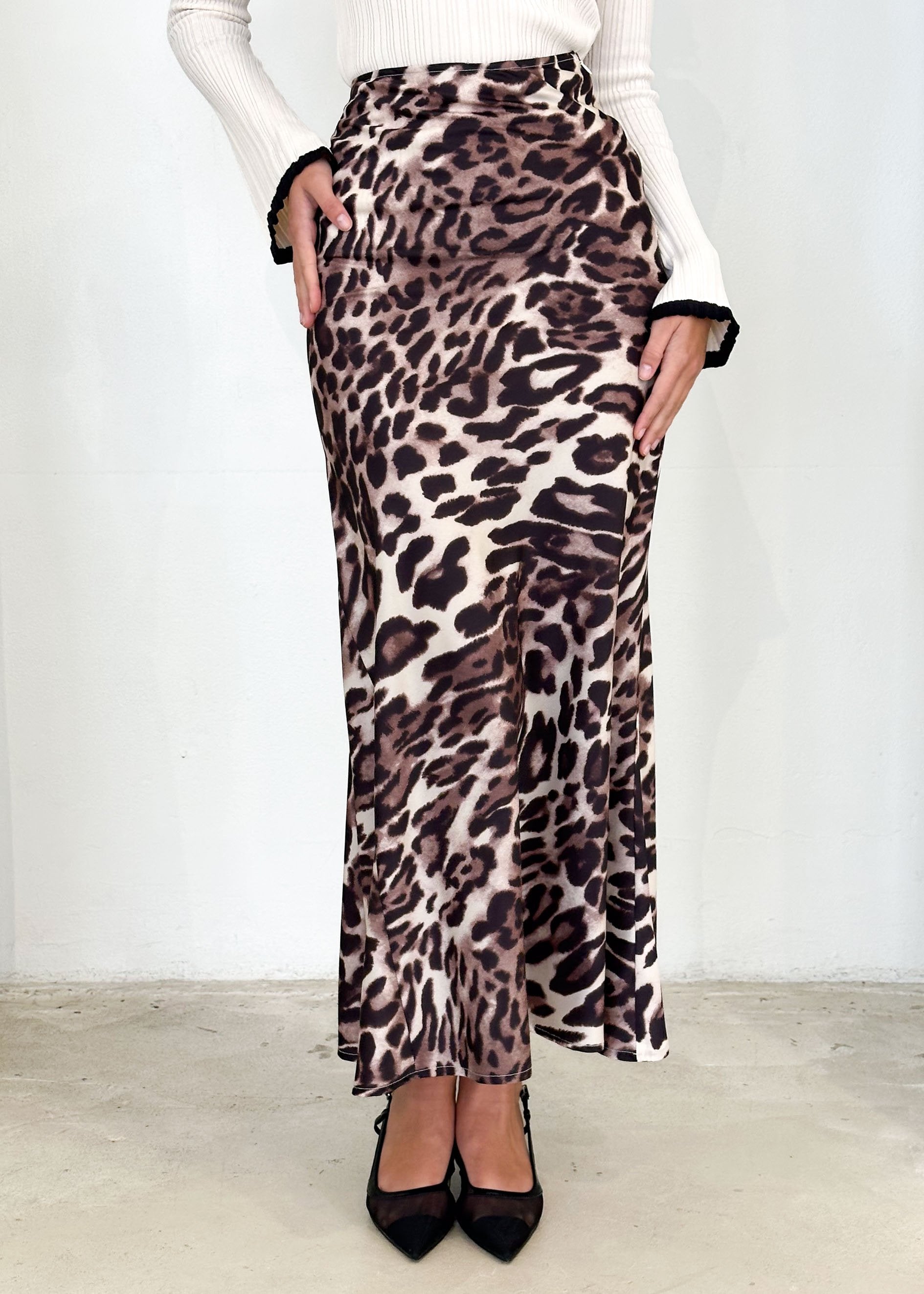 Prekto Maxi Skirt - Leopard