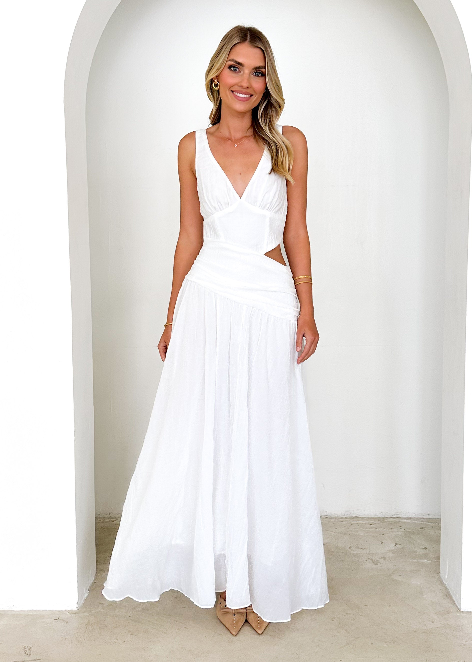 Koira Maxi Dress - Off White