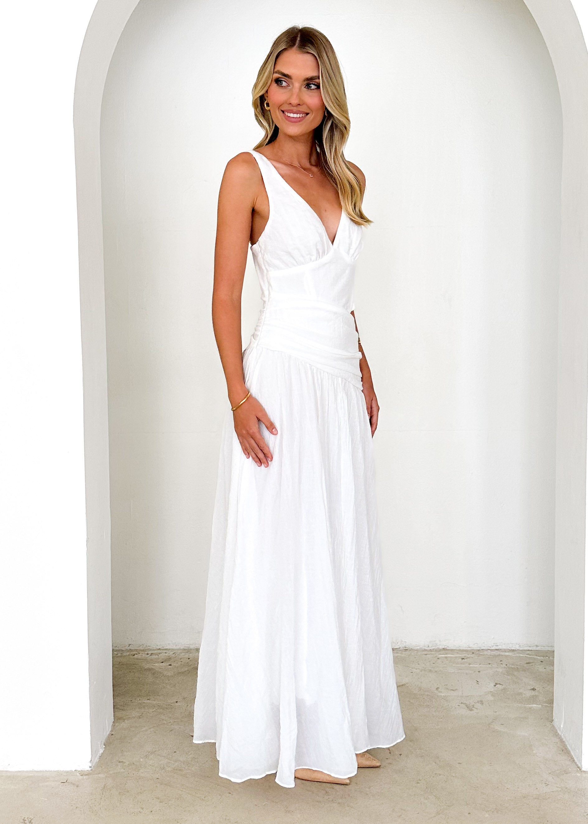 Koira Maxi Dress - Off White