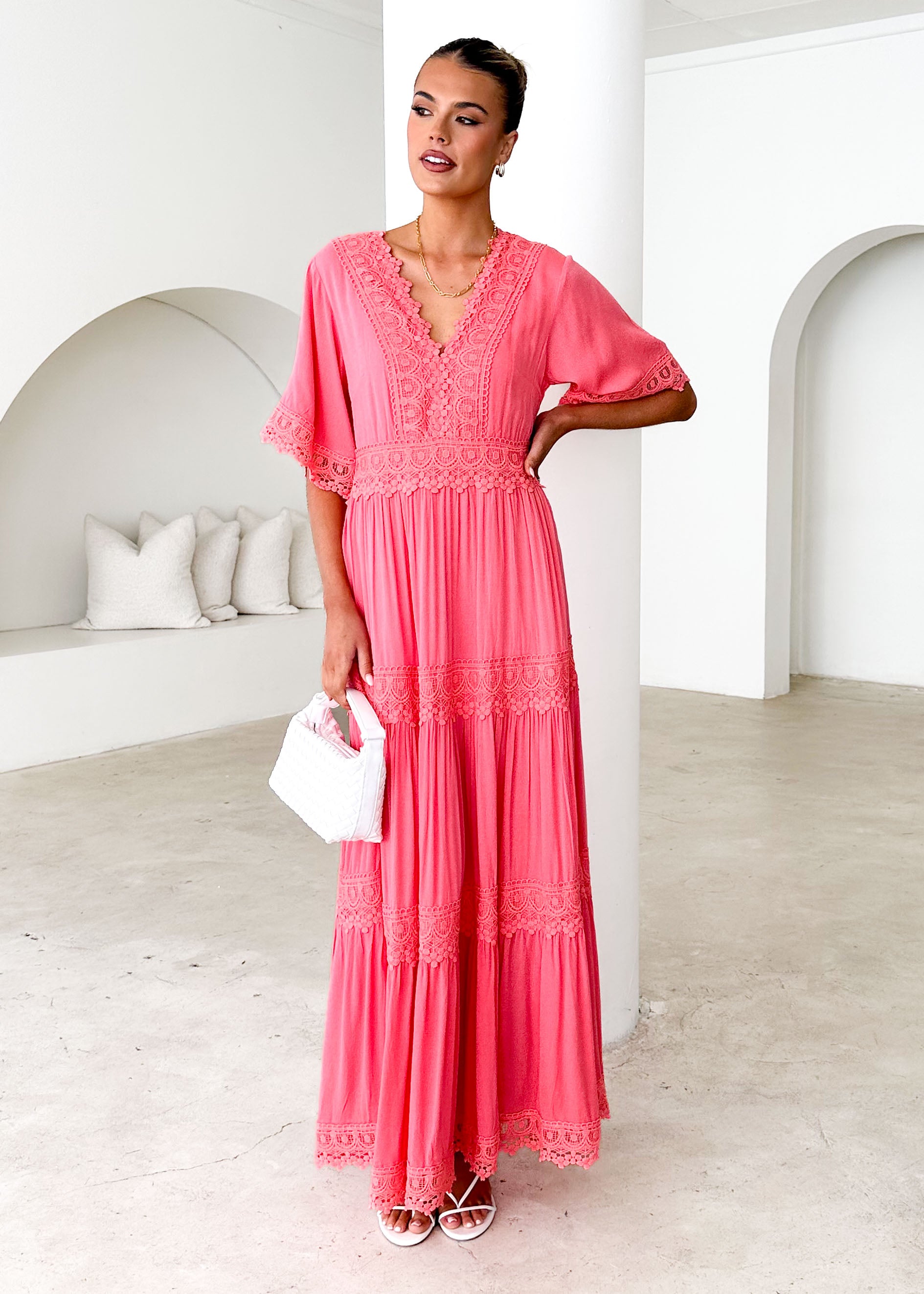 Nakieta Maxi Dress - Watermelon