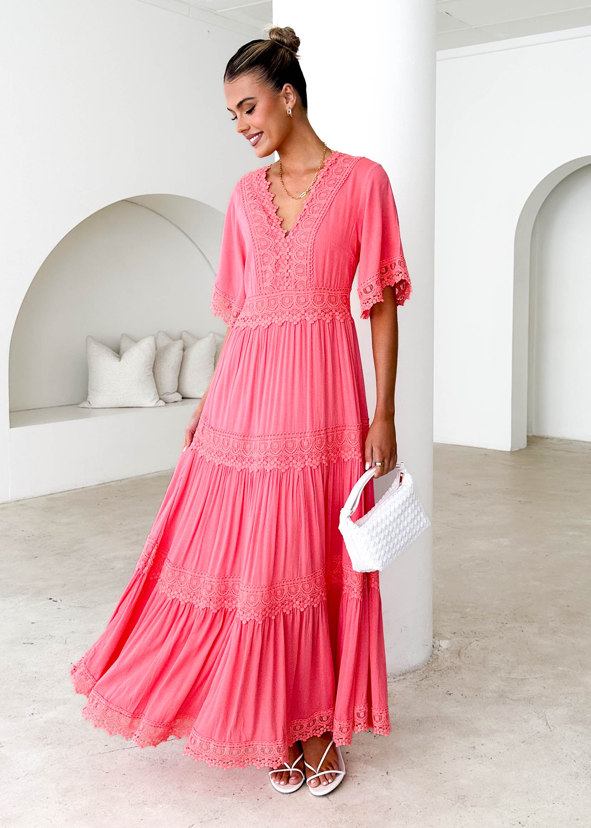 Nakieta Maxi Dress - Watermelon