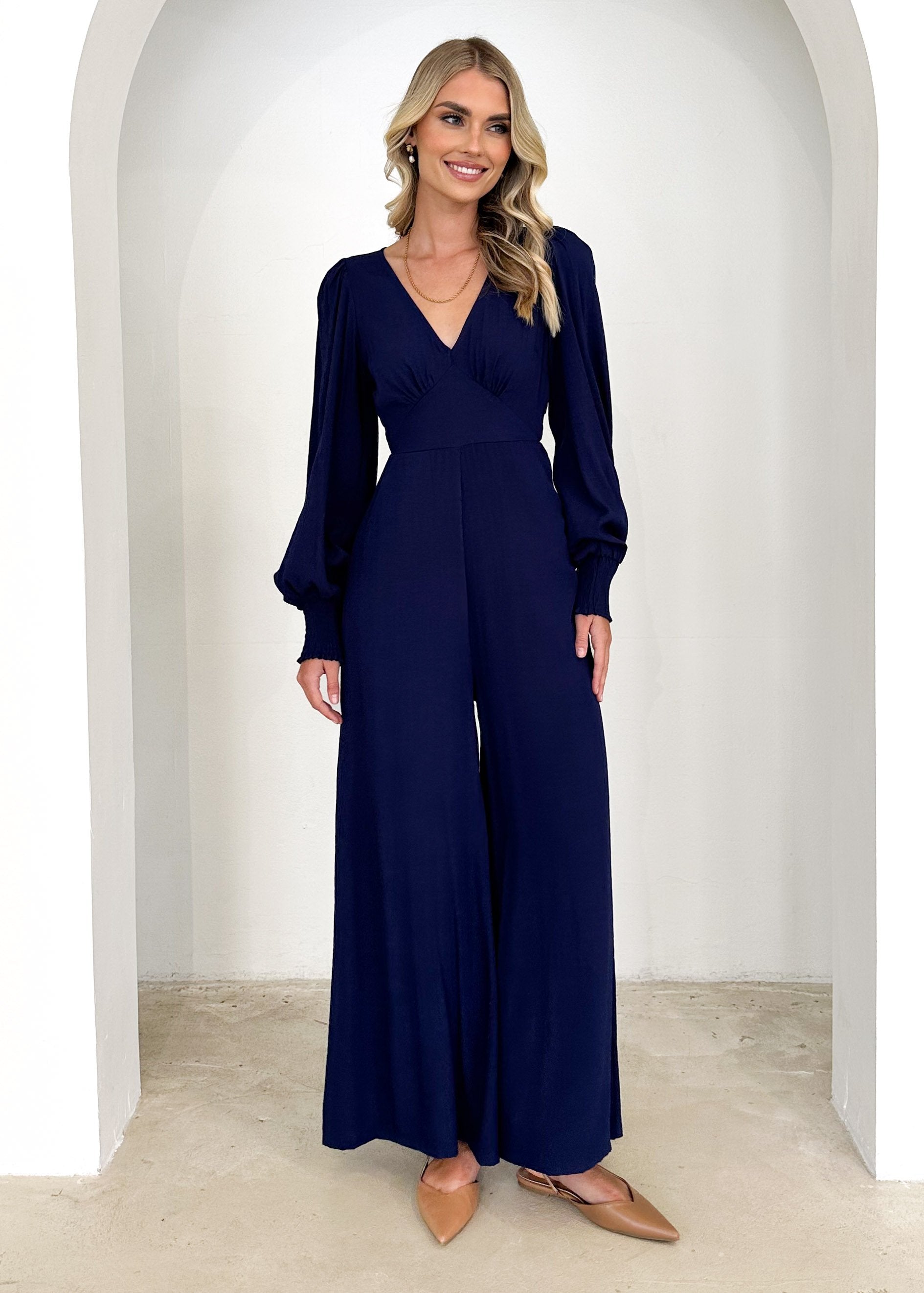 Acornna Pantsuit - Navy