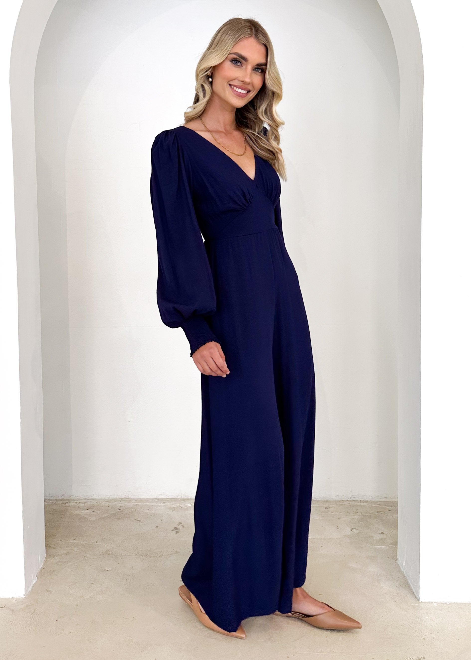 Acornna Pantsuit - Navy