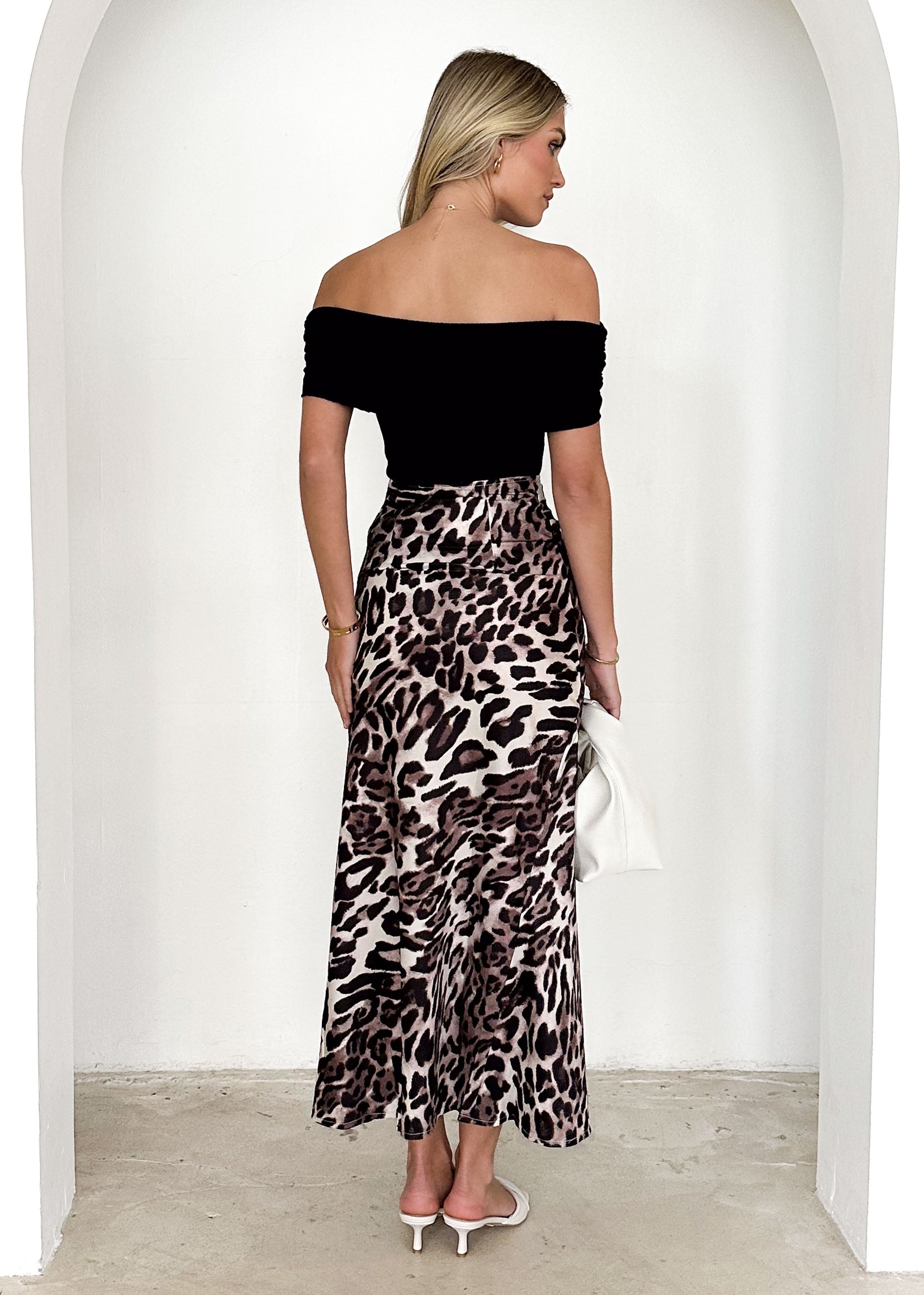 Prekto Maxi Skirt - Leopard