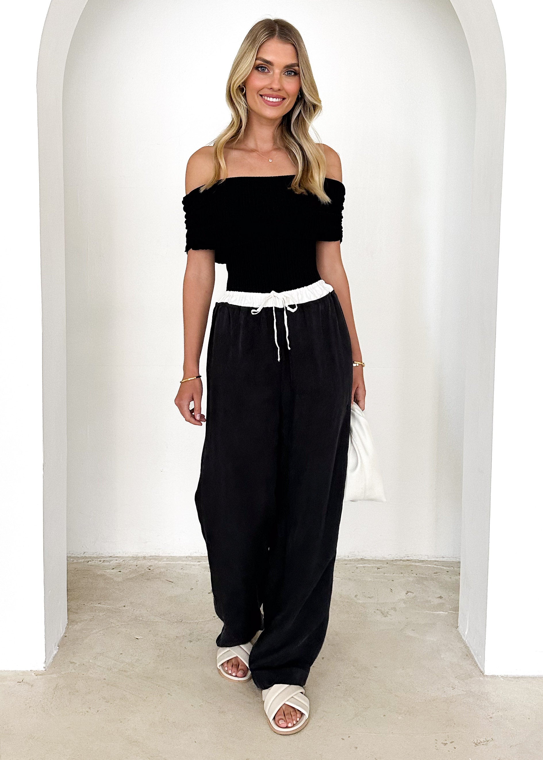 Alexis Cupro Pants - Black