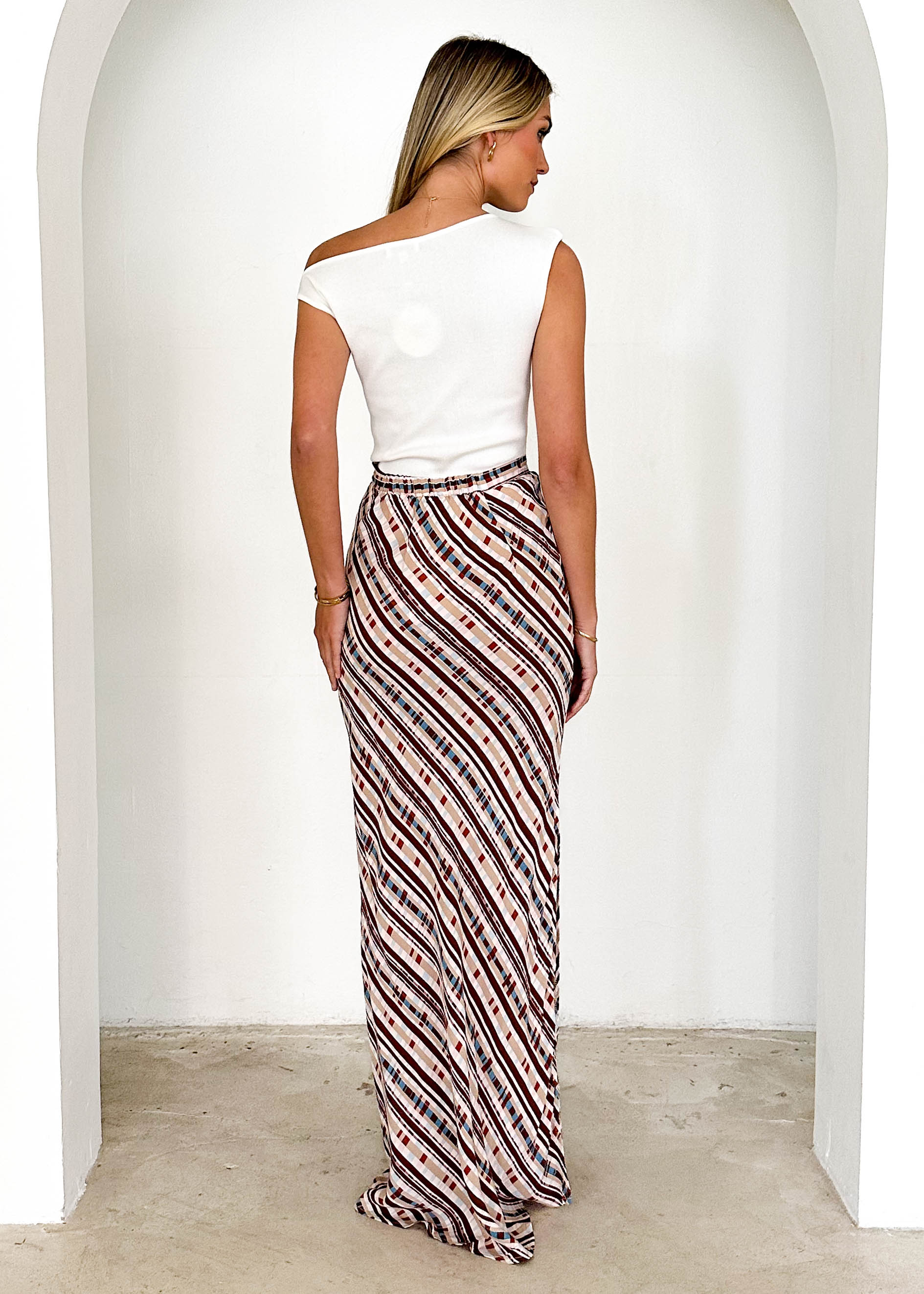 Dette Maxi Skirt - Choc Geneva