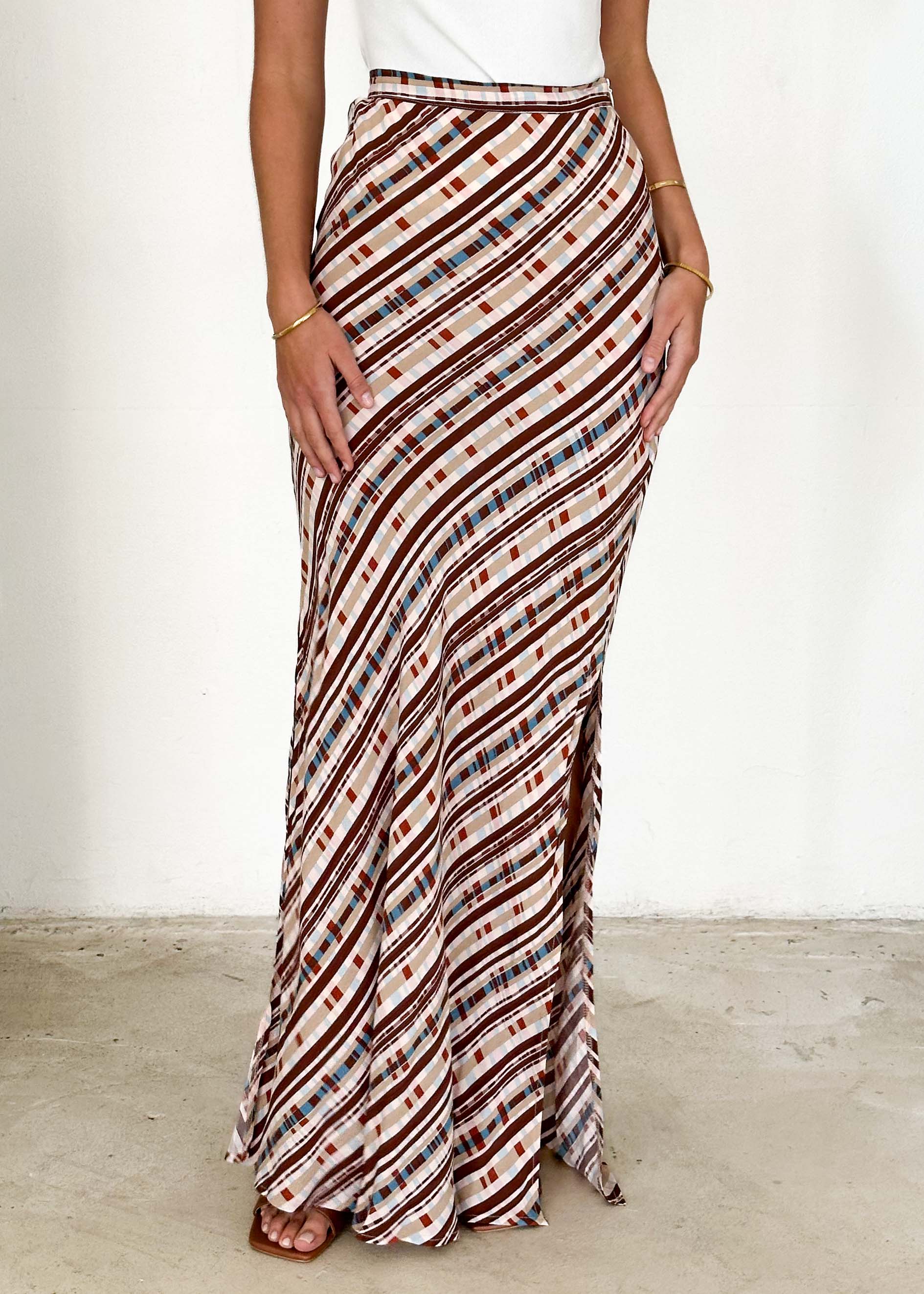 Dette Maxi Skirt - Choc Geneva