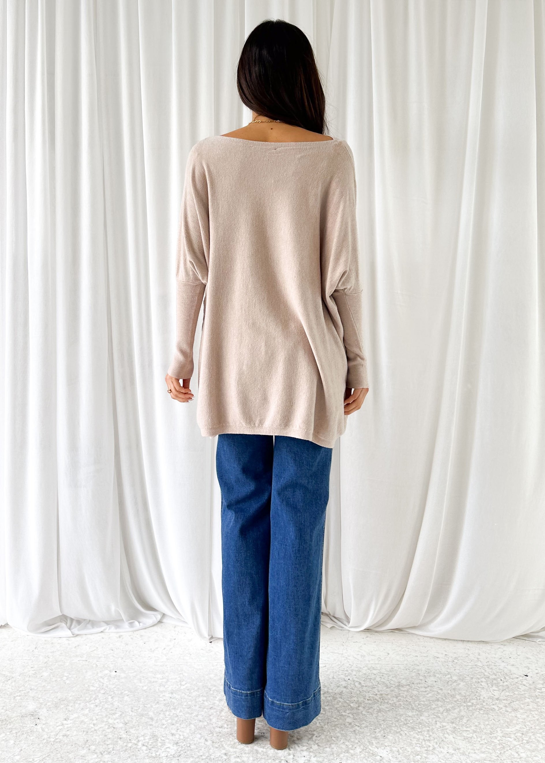 Ryden Knit Top - Latte