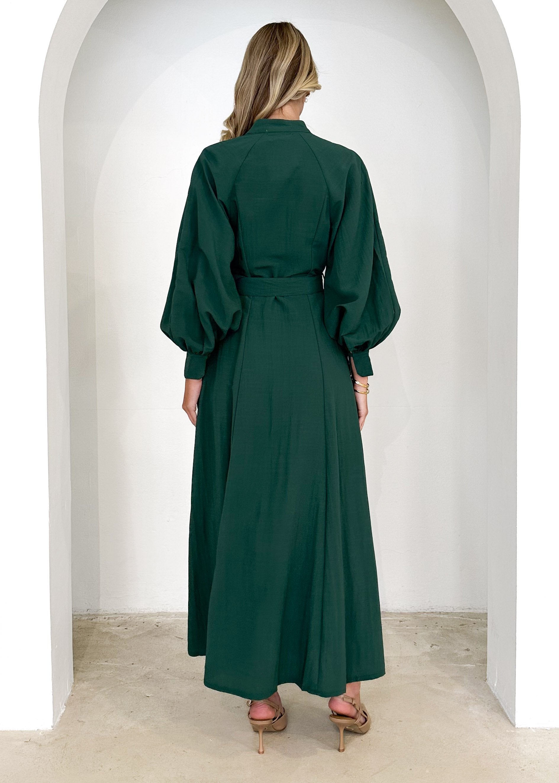 Evelina Maxi Dress - Emerald