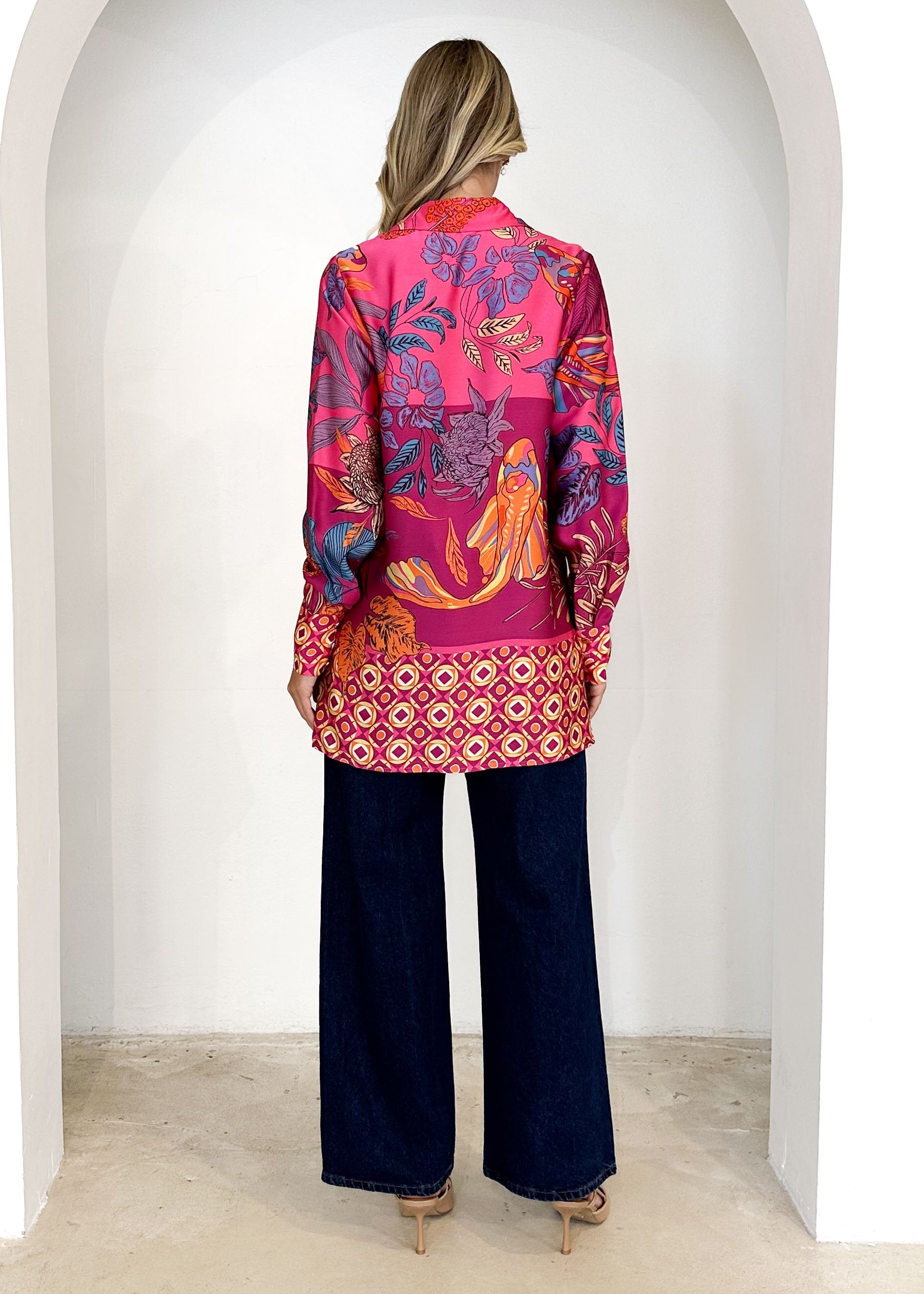 Semrat Shirt - Pink Banksia