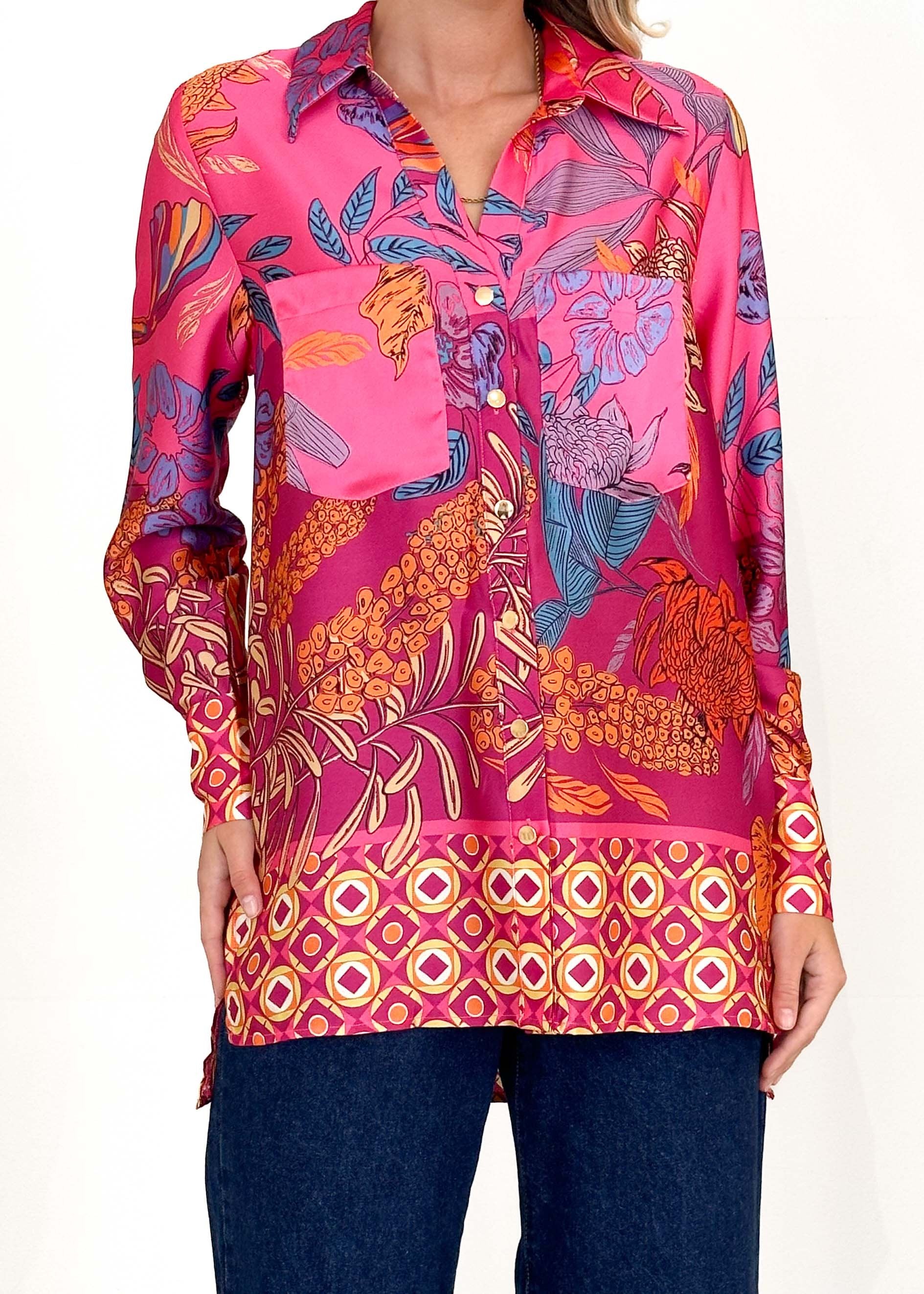 Semrat Shirt - Pink Banksia