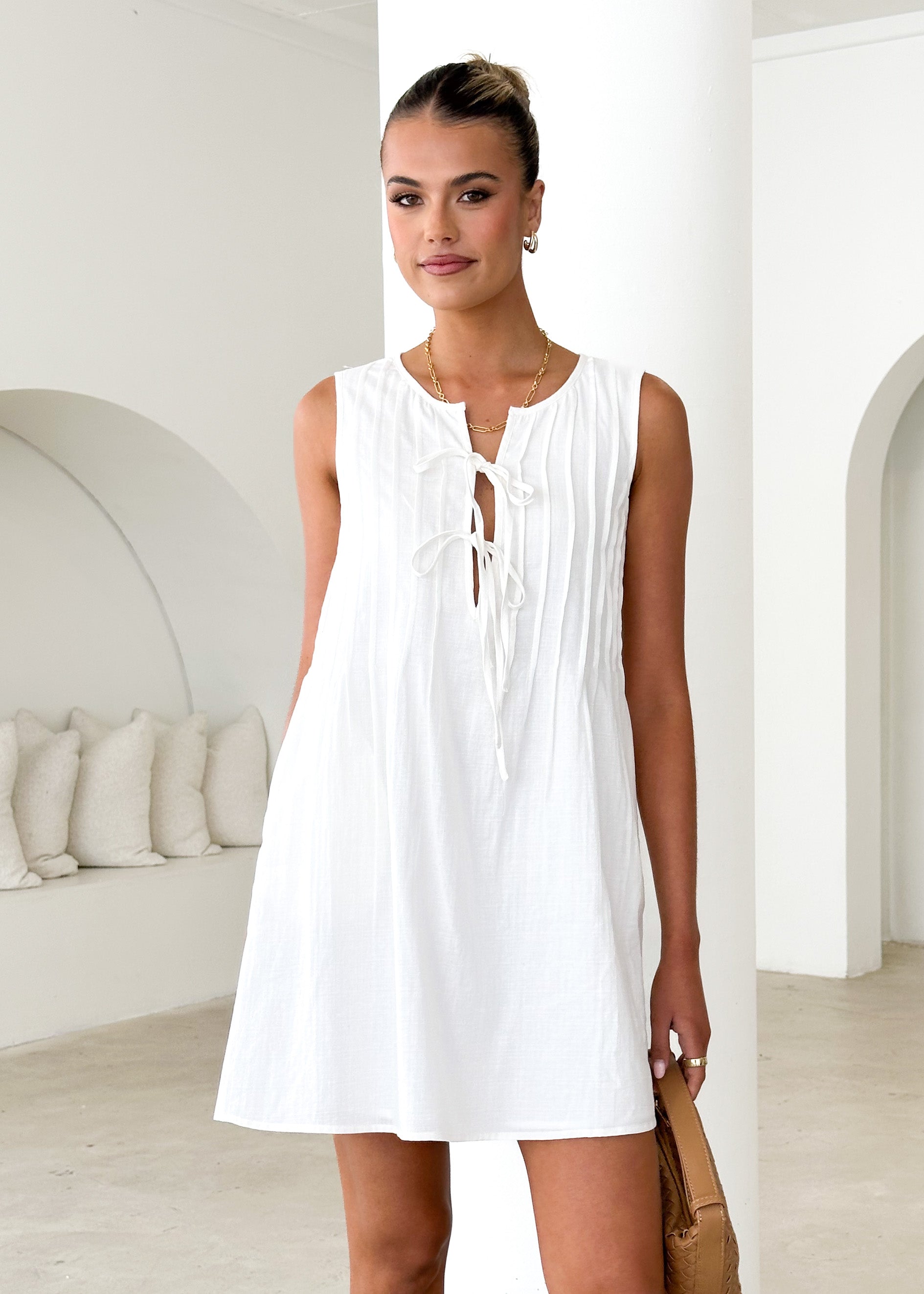 Ismene Dress - Off White