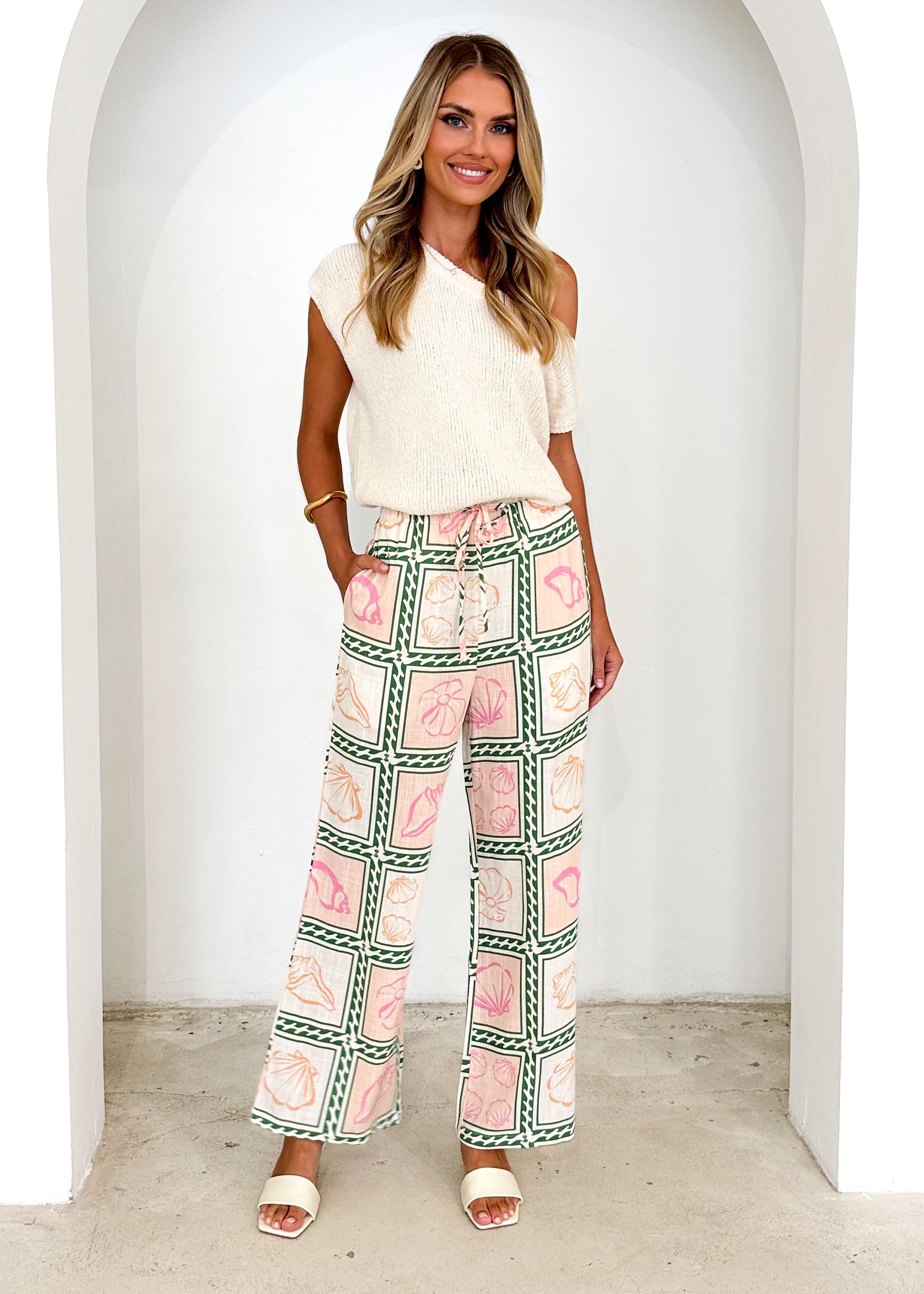 Lulu Pants - Coastal Green