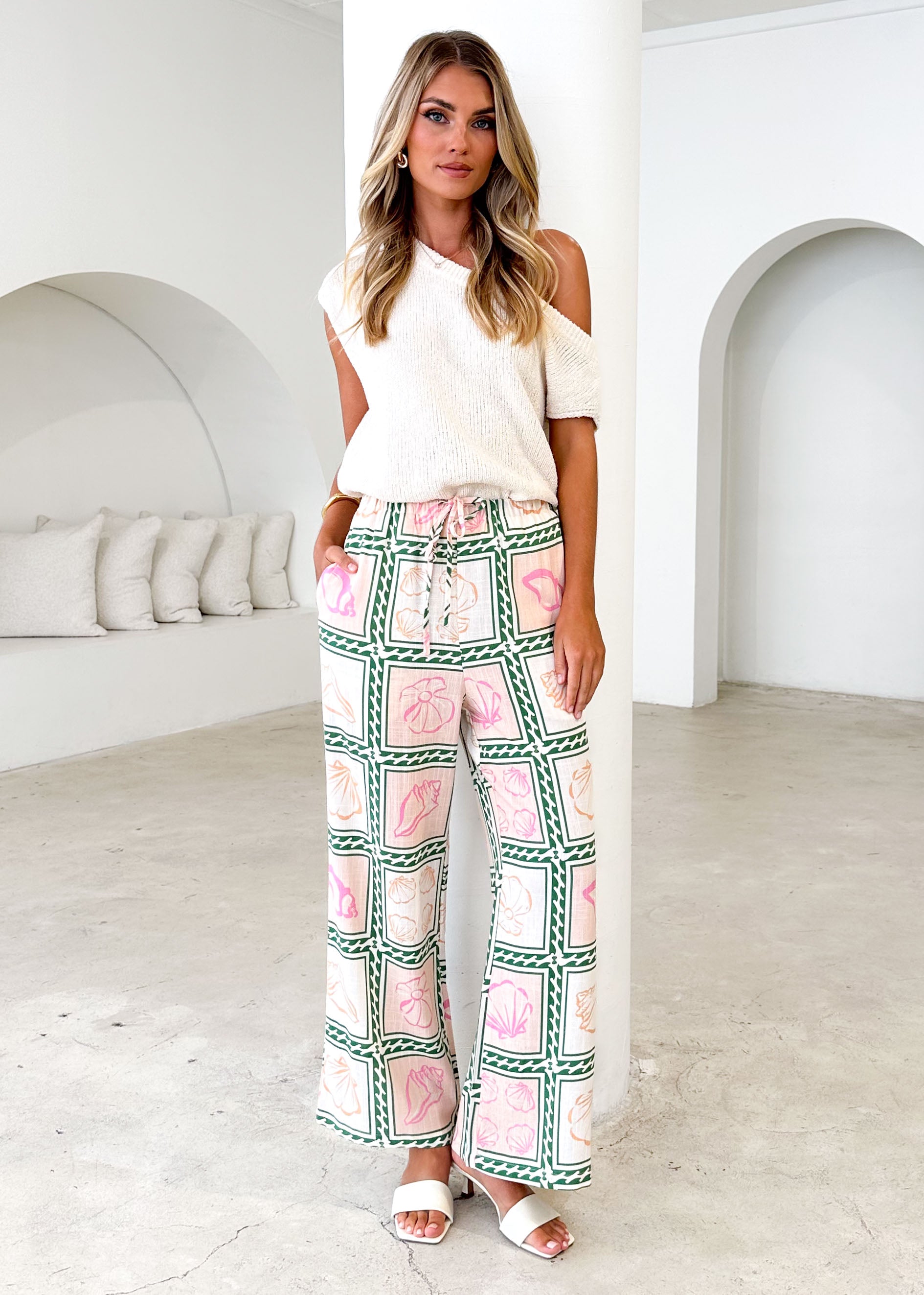 Lulu Pants - Coastal Green