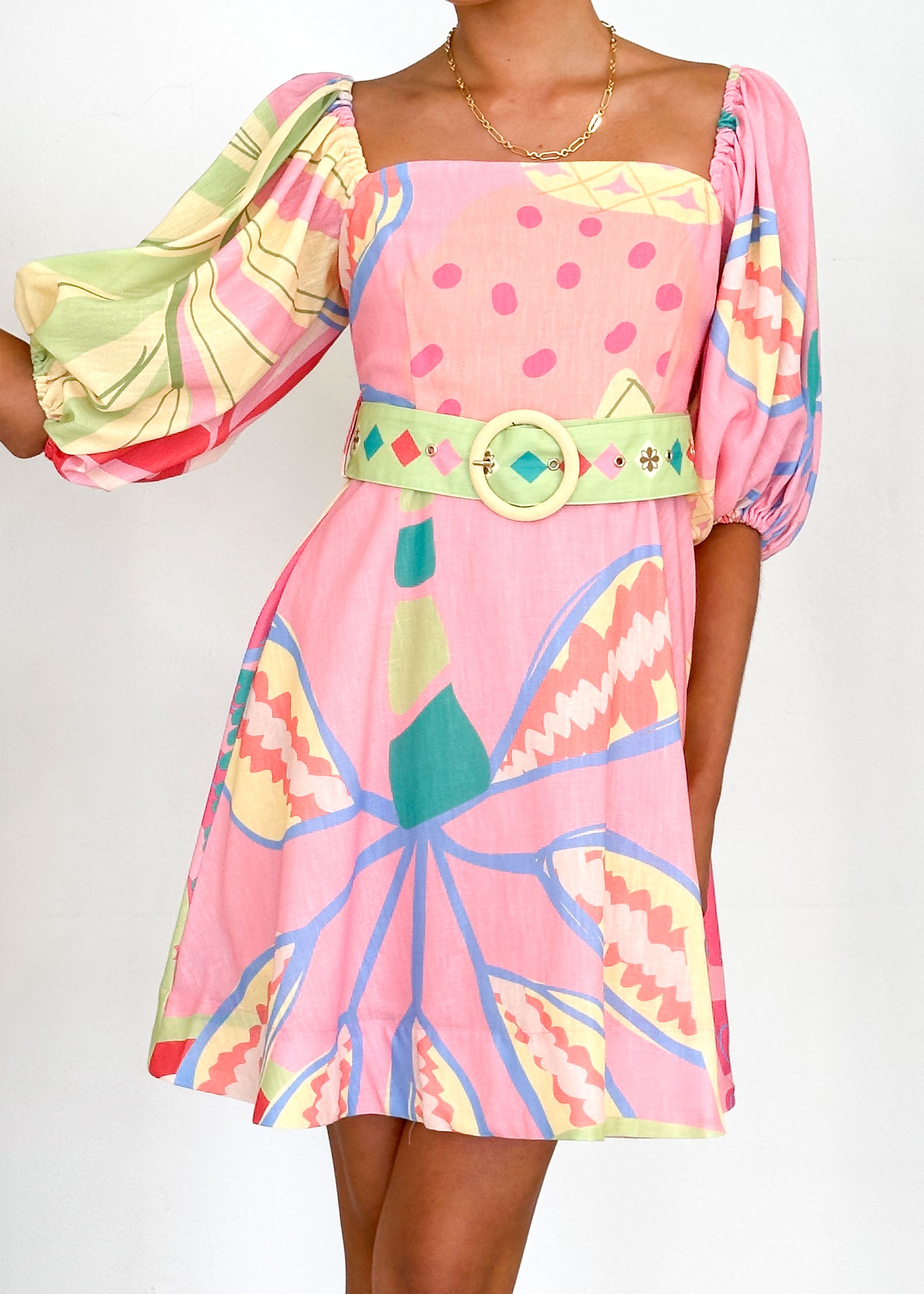 Tailynn Dress - Pink Rio