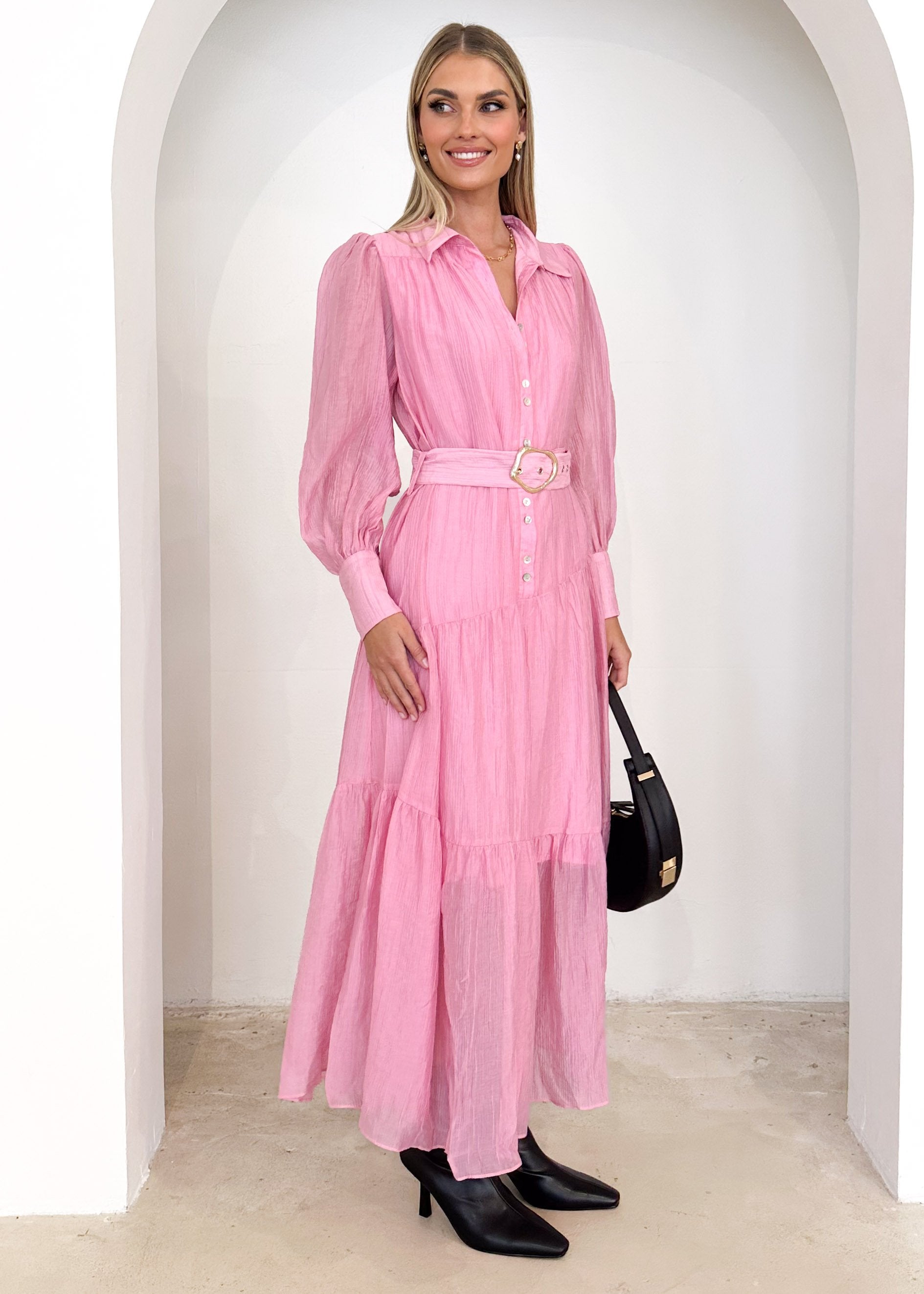 Getra Maxi Dress - Pink