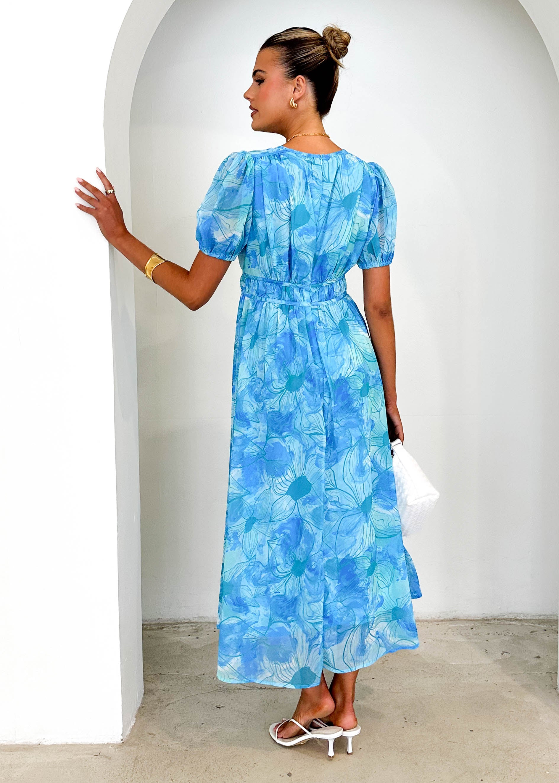 Revival Maxi Dress - Blue Splash