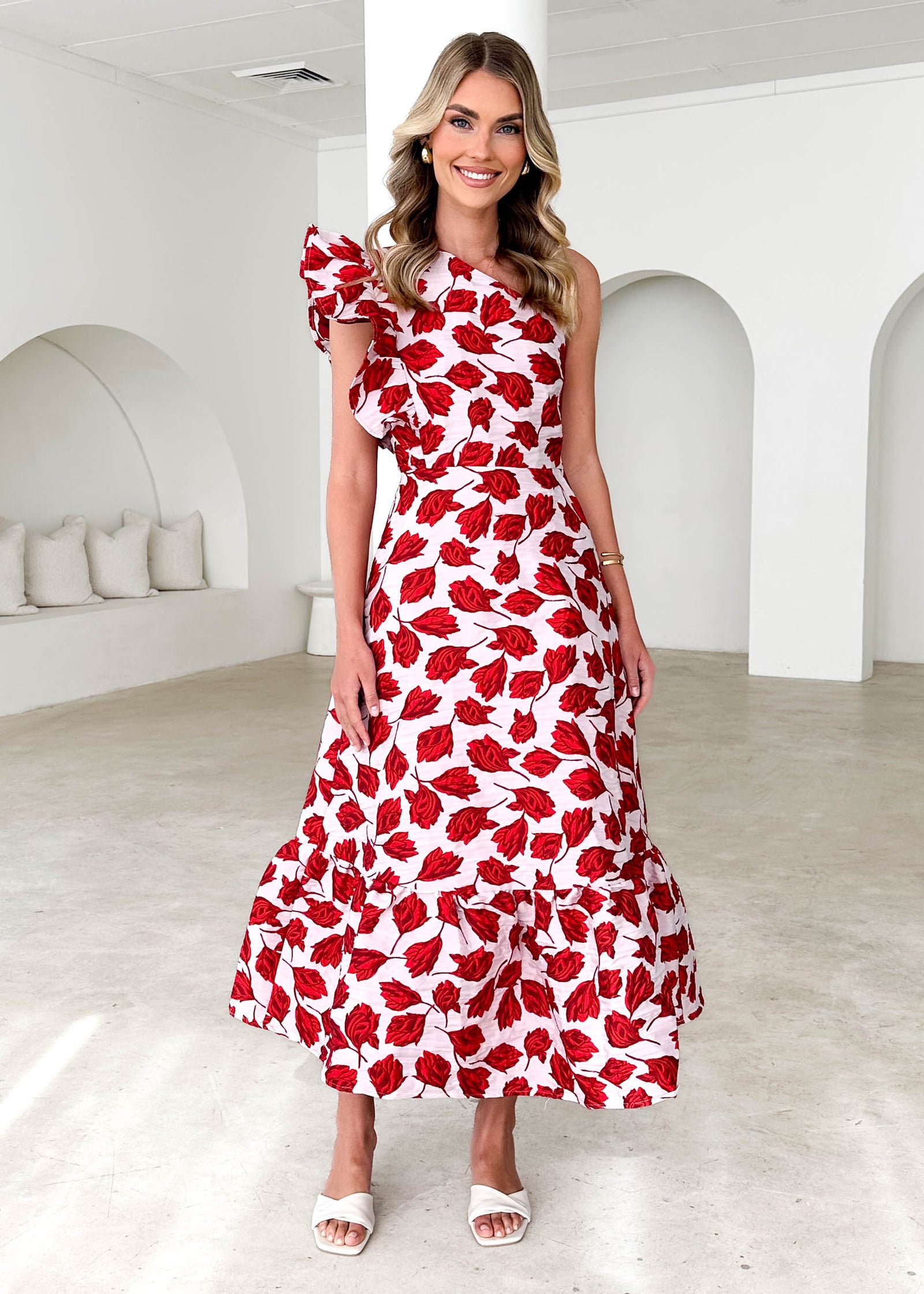 Red Floral Dresses Gingham & Heels Red Floral Dresses Gingham & Heels