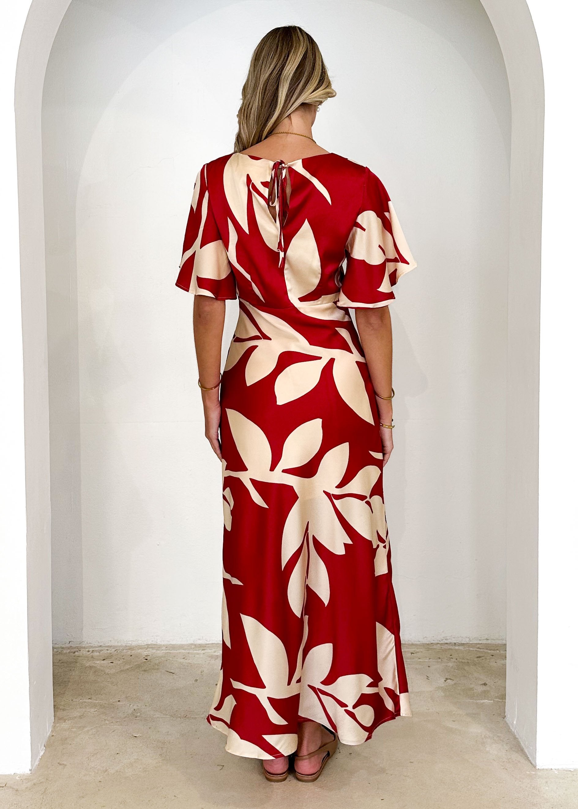 Mintoe Maxi Dress - Ruby Leaf