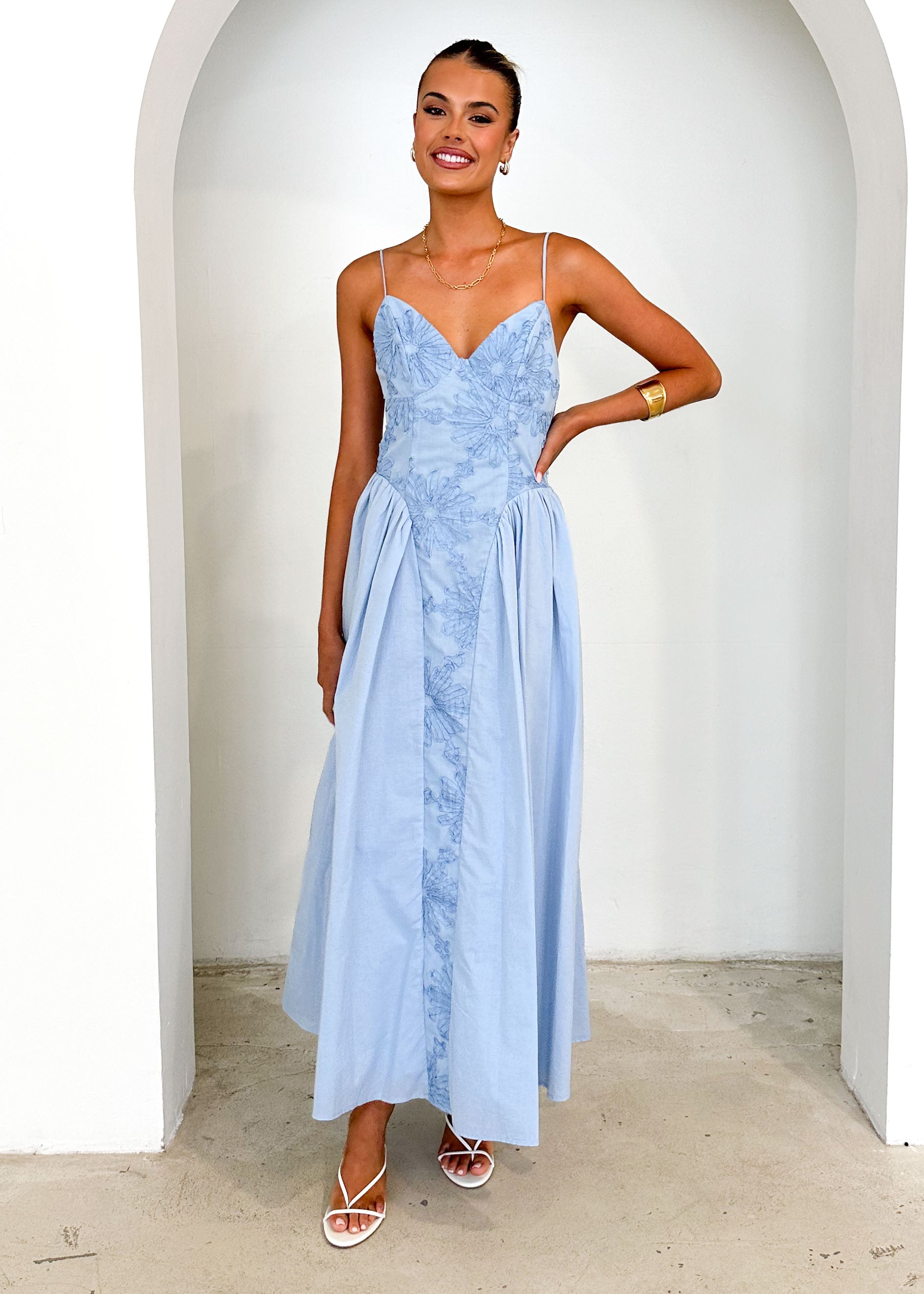 Kassi Maxi Dress - Blue