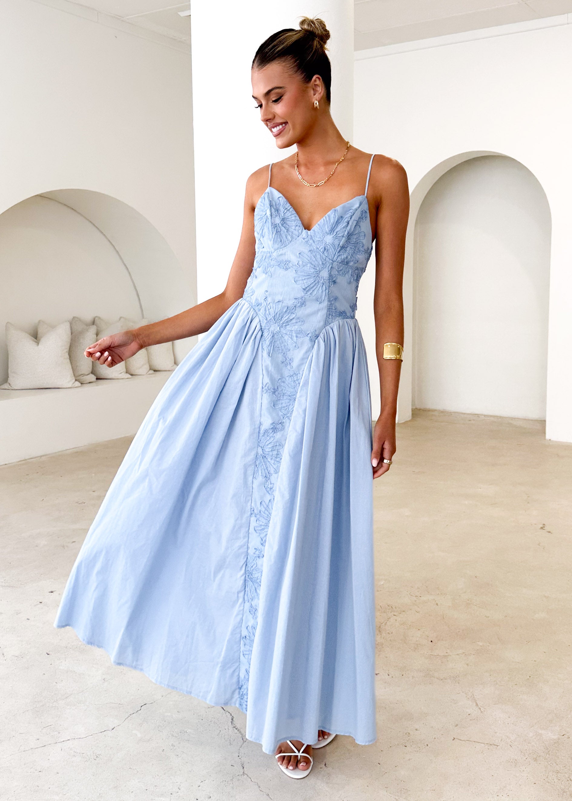 Kassi Maxi Dress - Blue