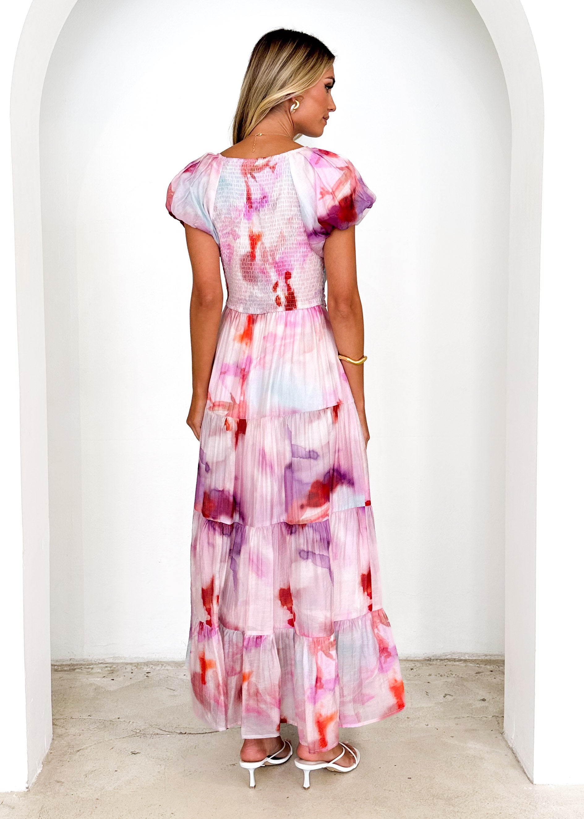 Sahnee Maxi Dress - Pink Haze