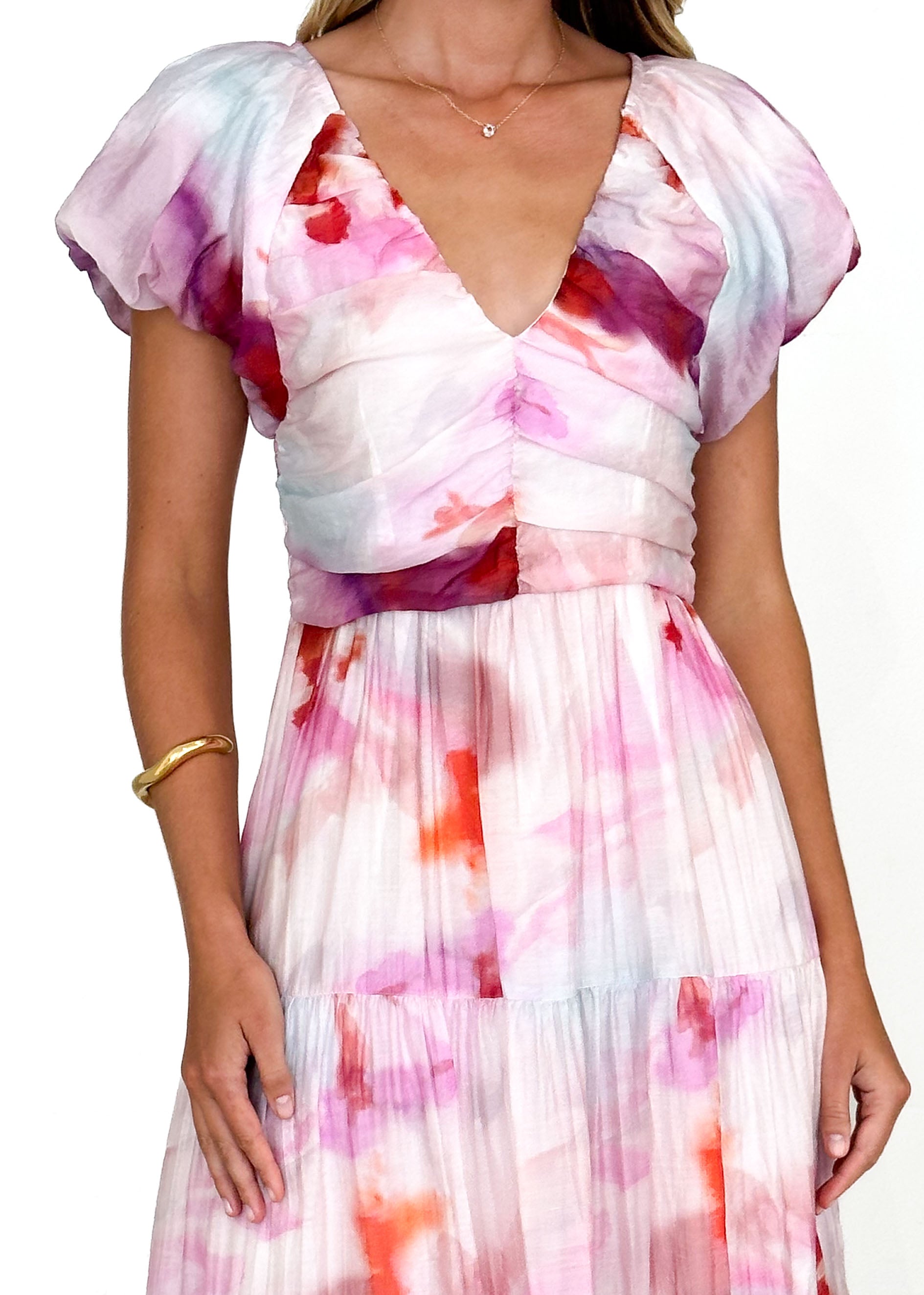 Sahnee Maxi Dress - Pink Haze