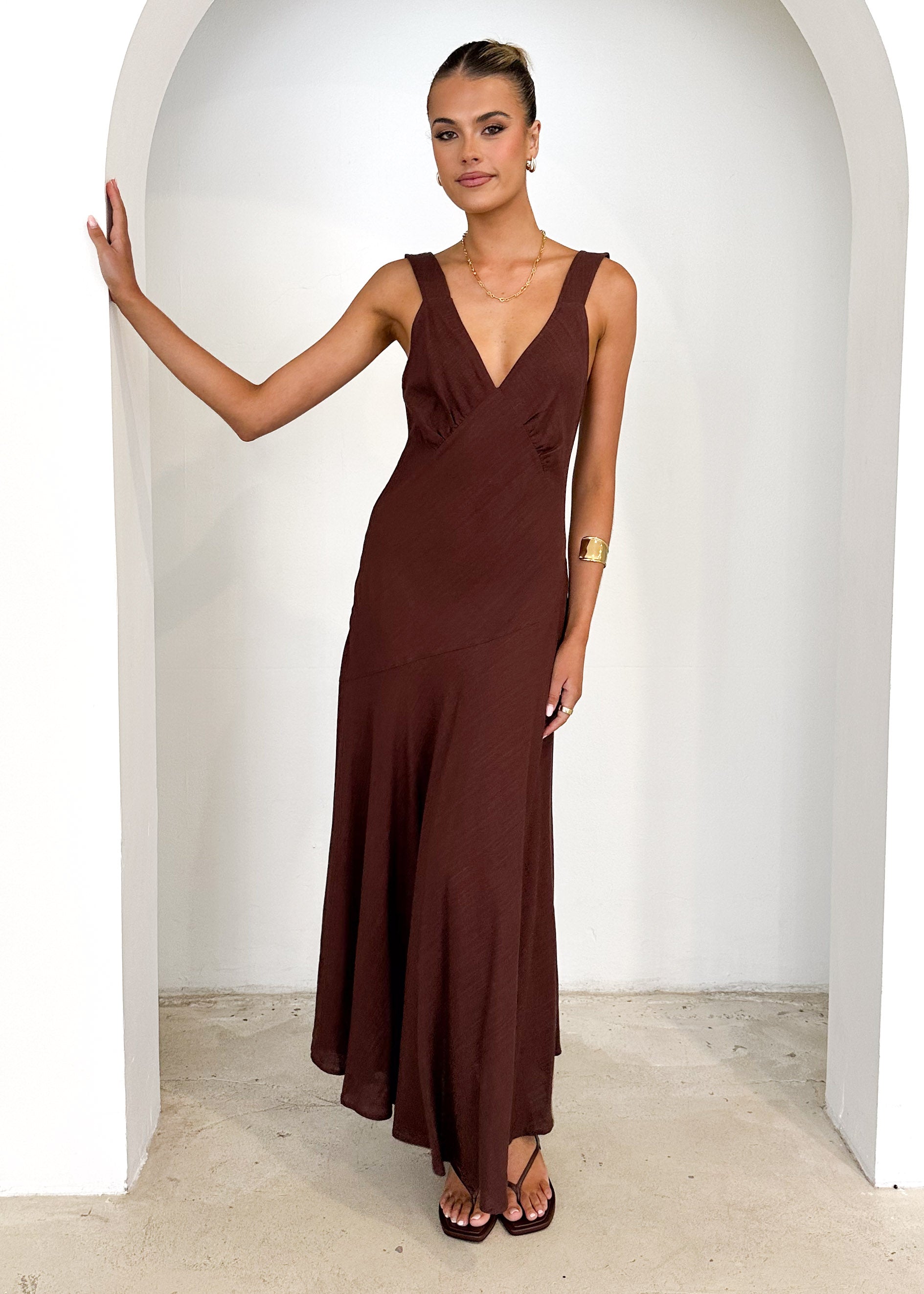 Orabelle Maxi Dress - Chocolate